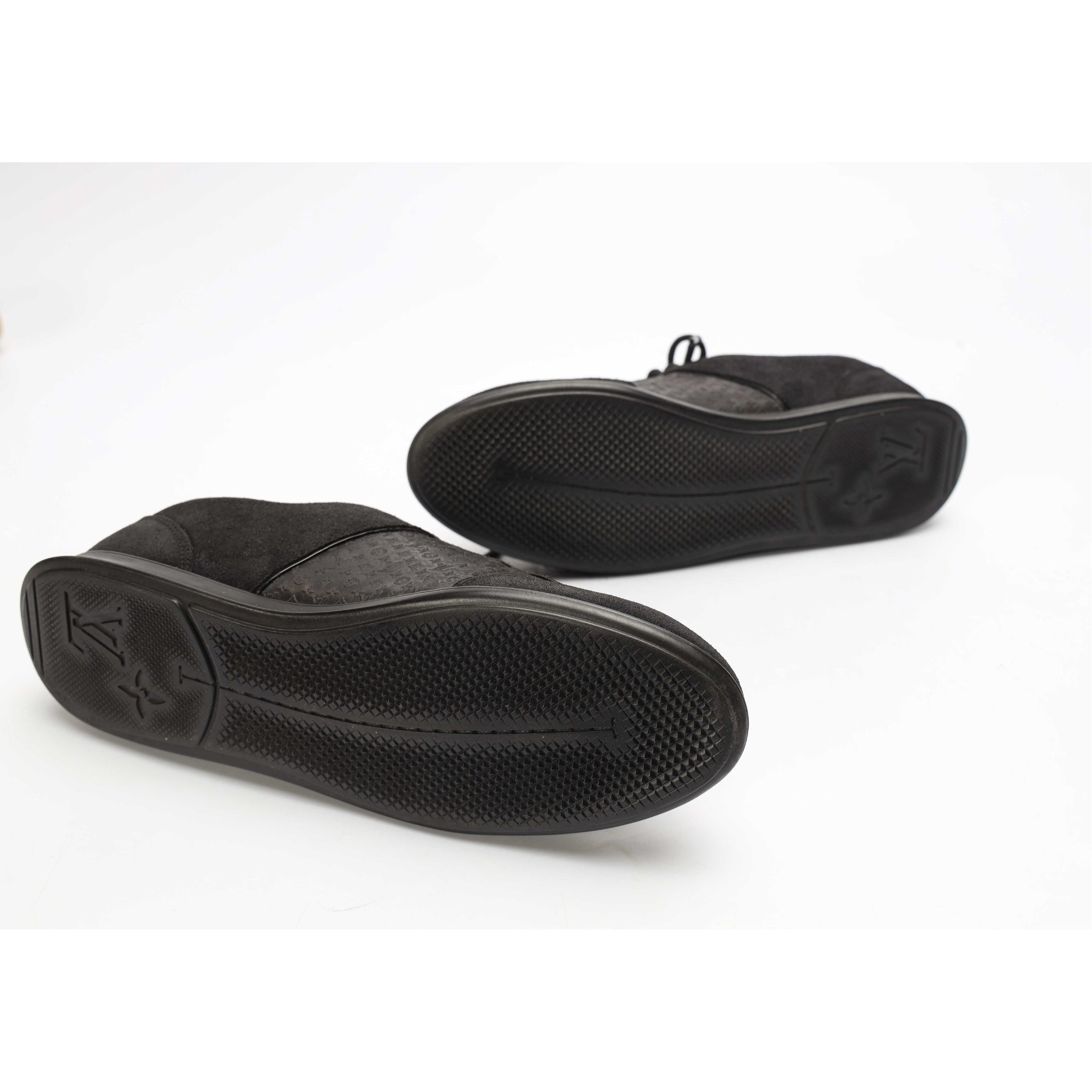 Louis Vuitton Monogram Suede Low Top Sneakers