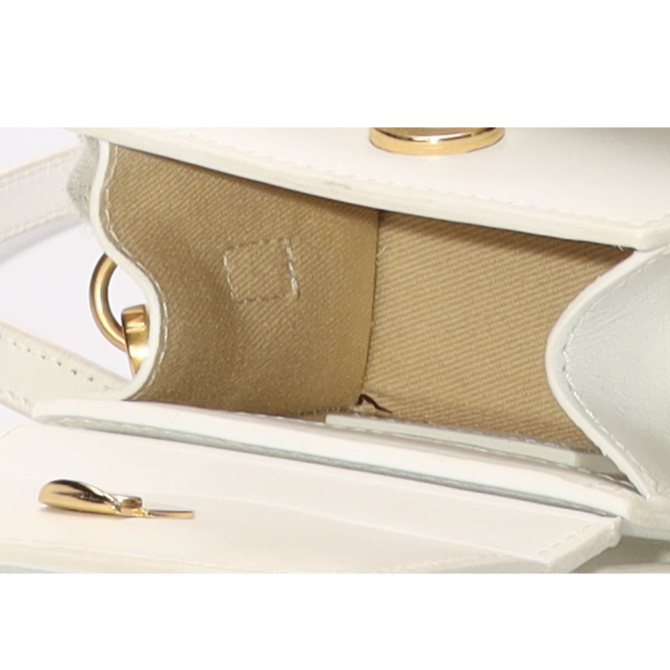 Jacquemus The Chiquito White Mini Crossbody Satchel Bag