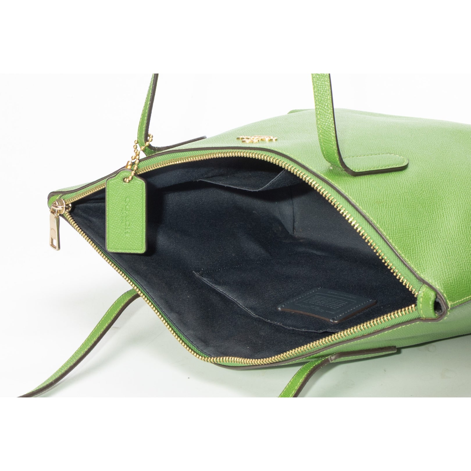 Coach Green Fiona Zip Tote Bag