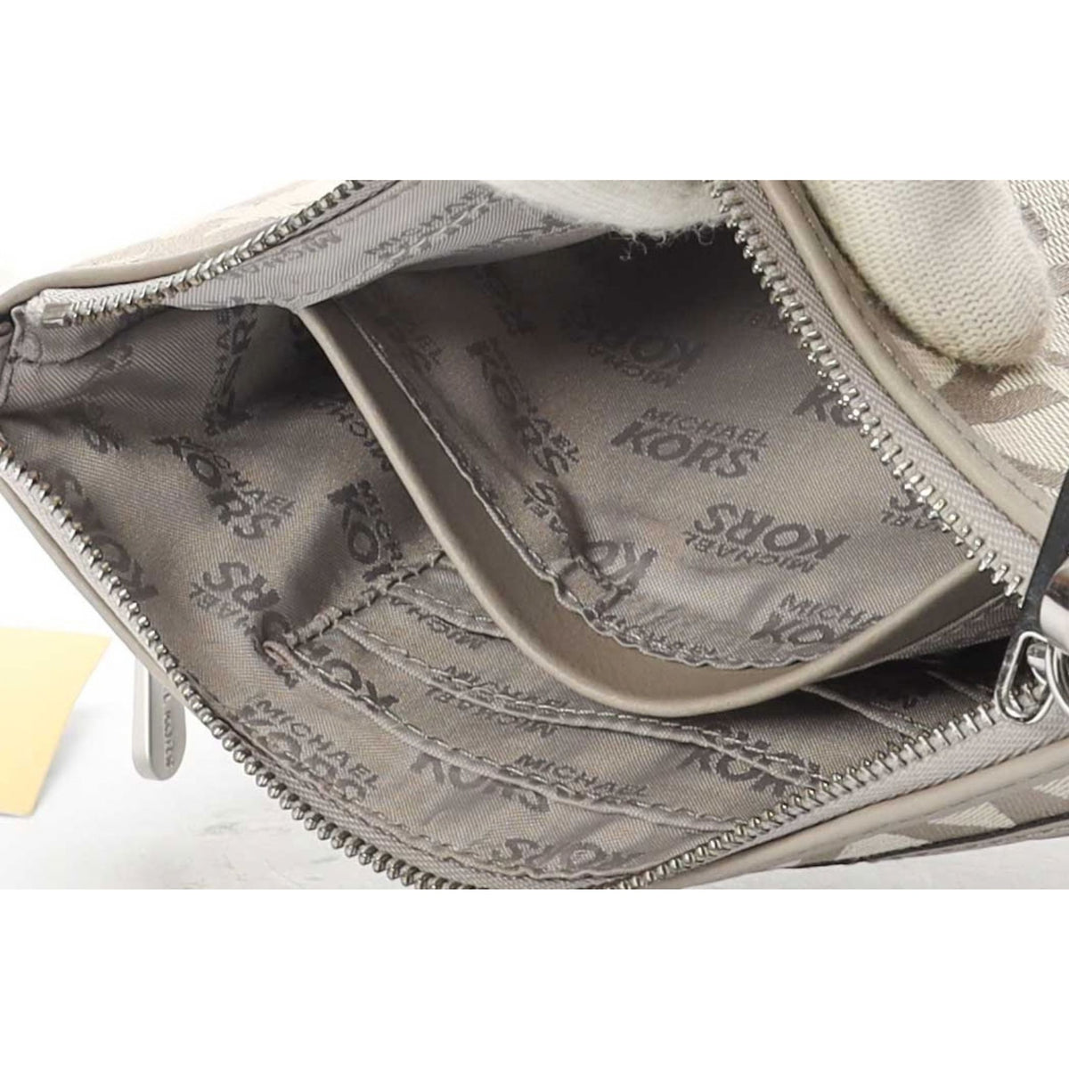 Michael Kors Monogram Jet Set Wristlet