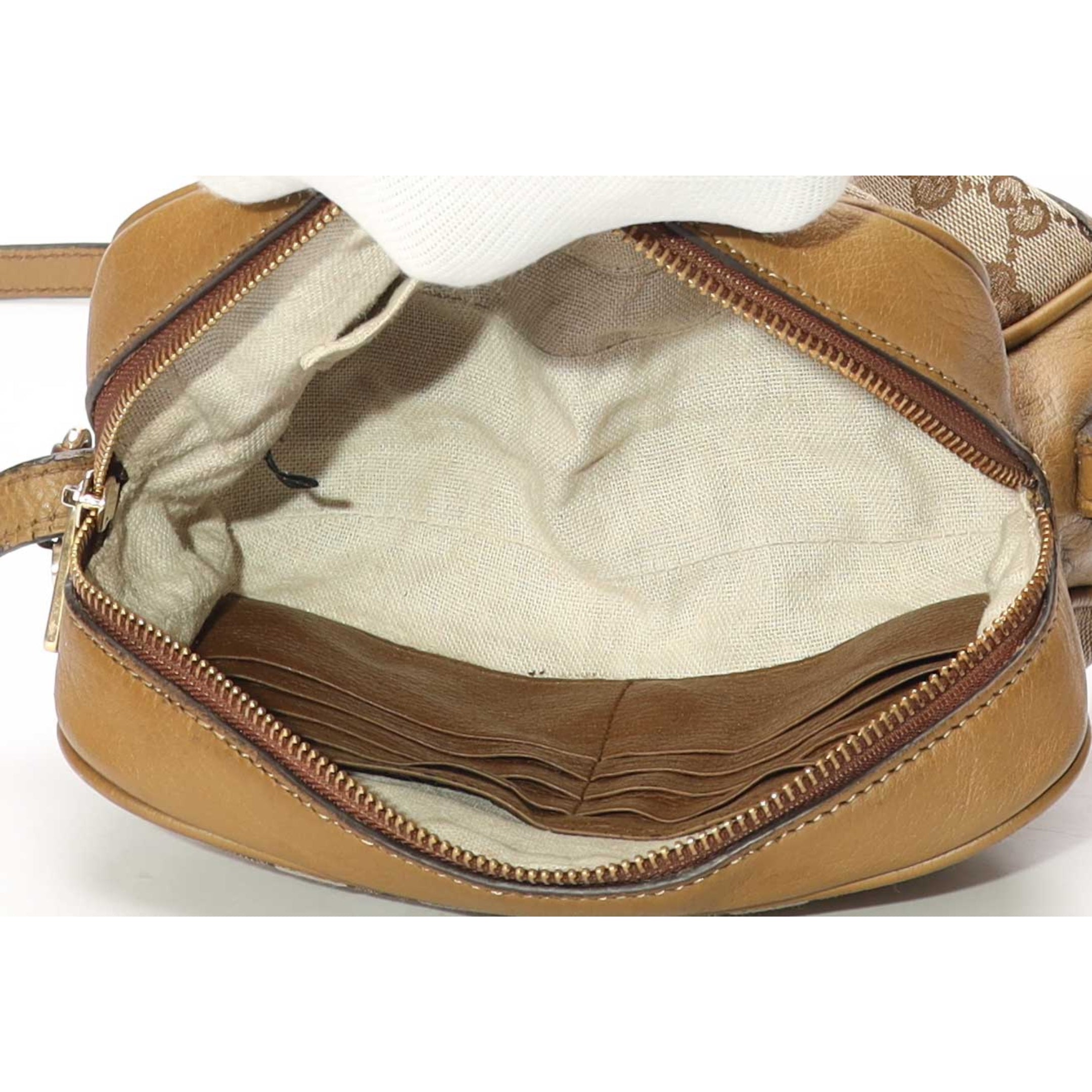 Gucci GG Mini Bree Tan Crossbody Bag