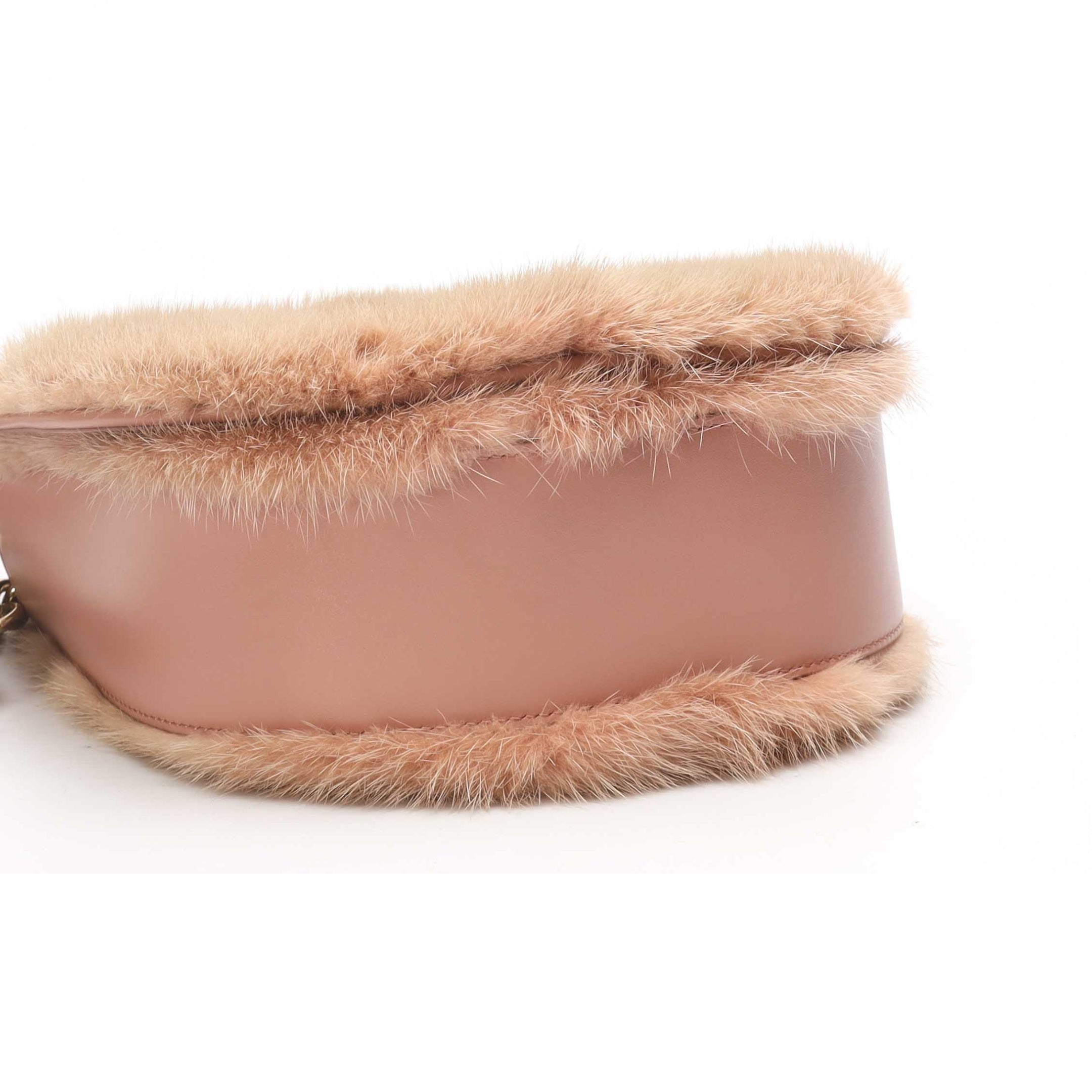 Salvatore Ferragamo Vela Mink Crossbody Bag