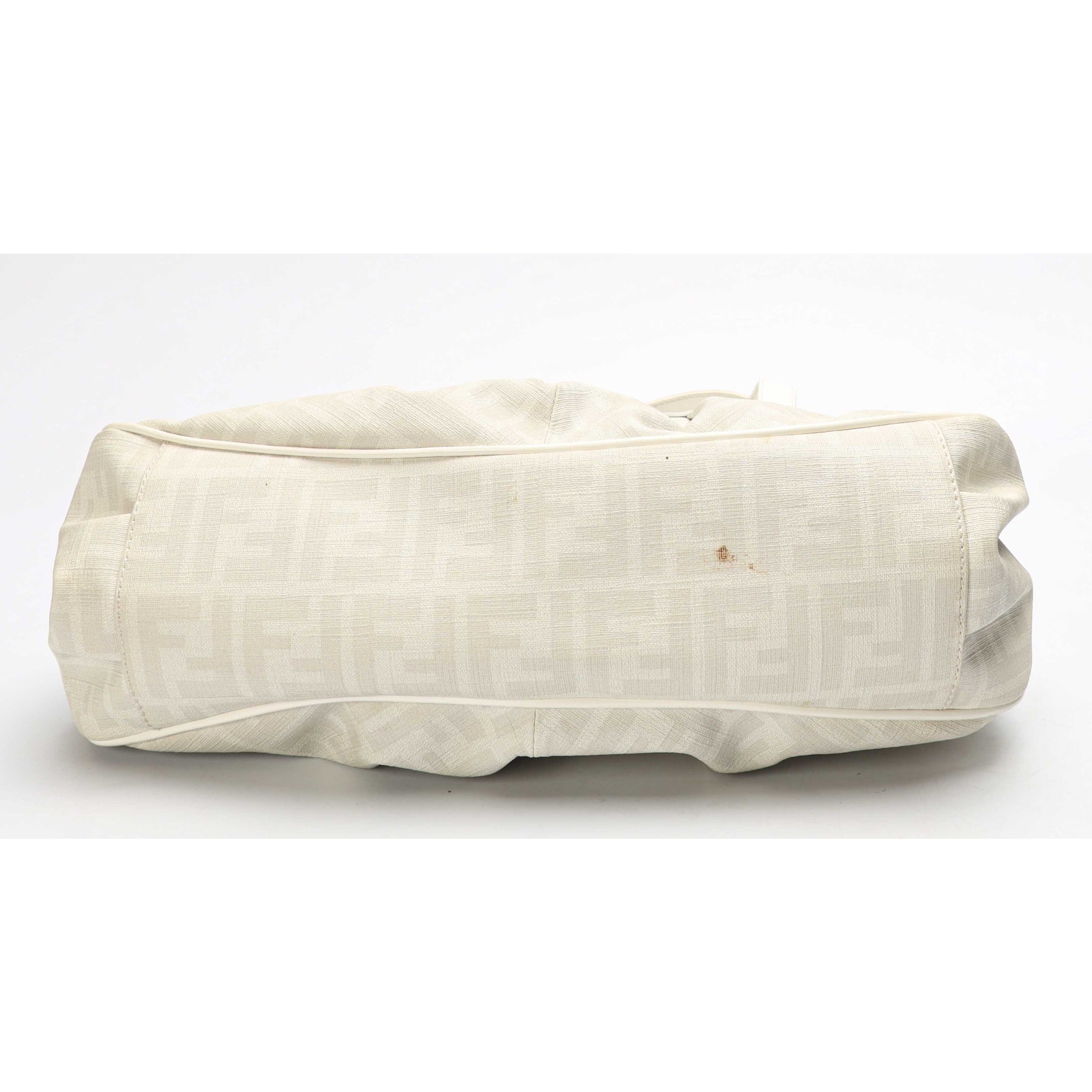 Fendi Cream Zucca Chef Shoulder Bag