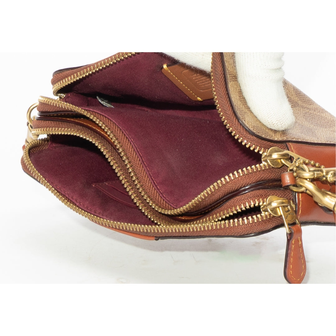 Coach Kira Crossbody In Colorblock Signature Canvas