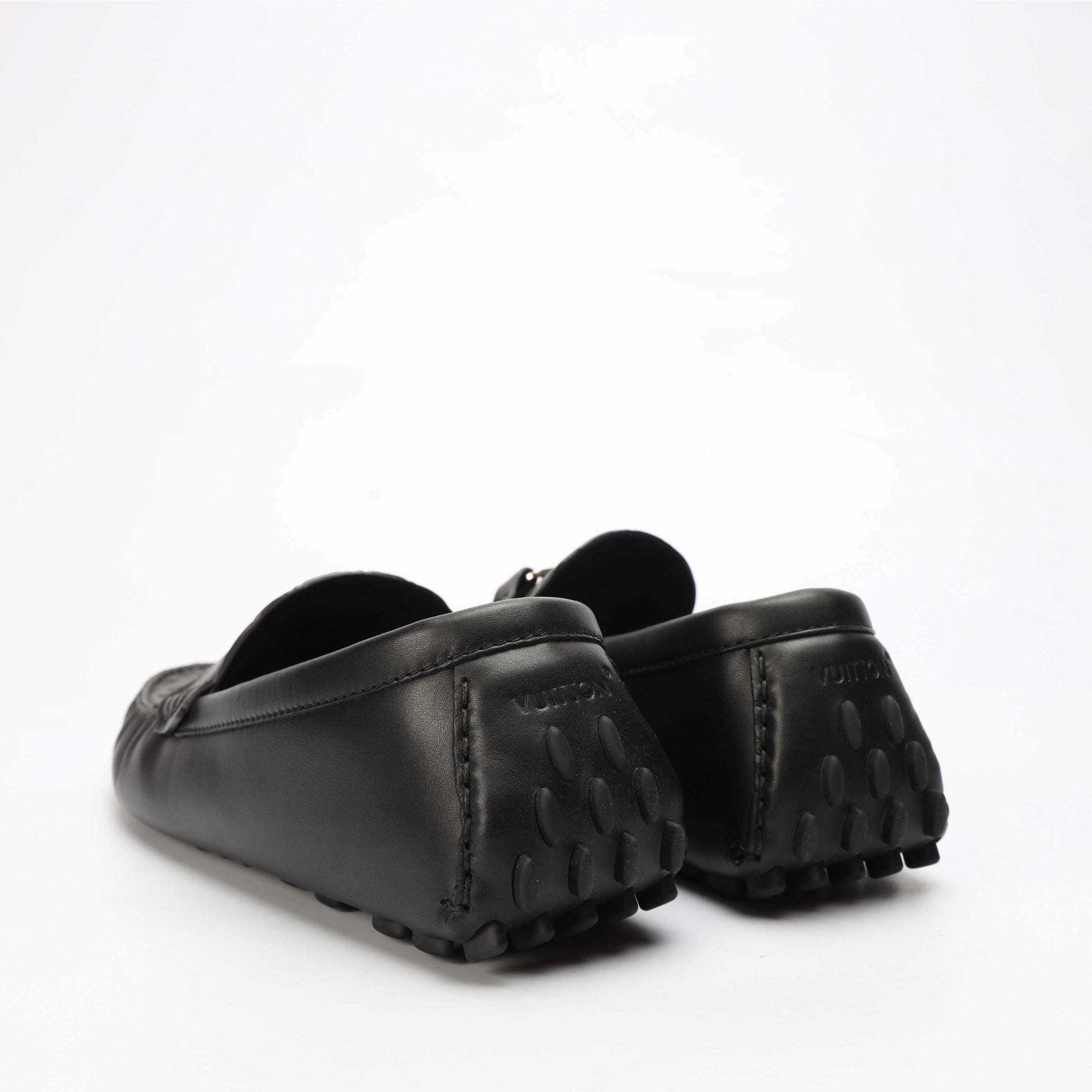 Louis Vuitton Black Silverstone Moccasin