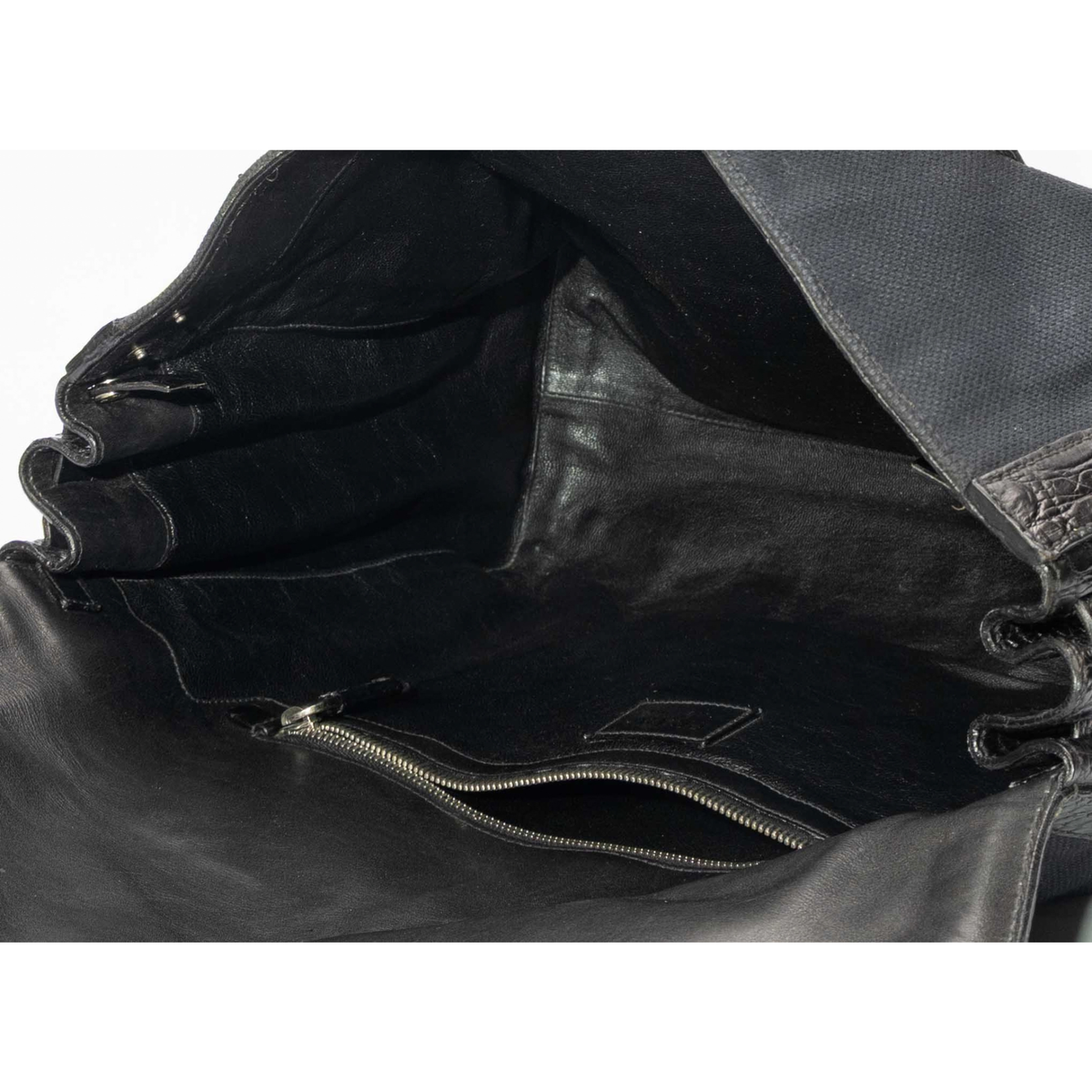 Prada Black Buckle Tote
