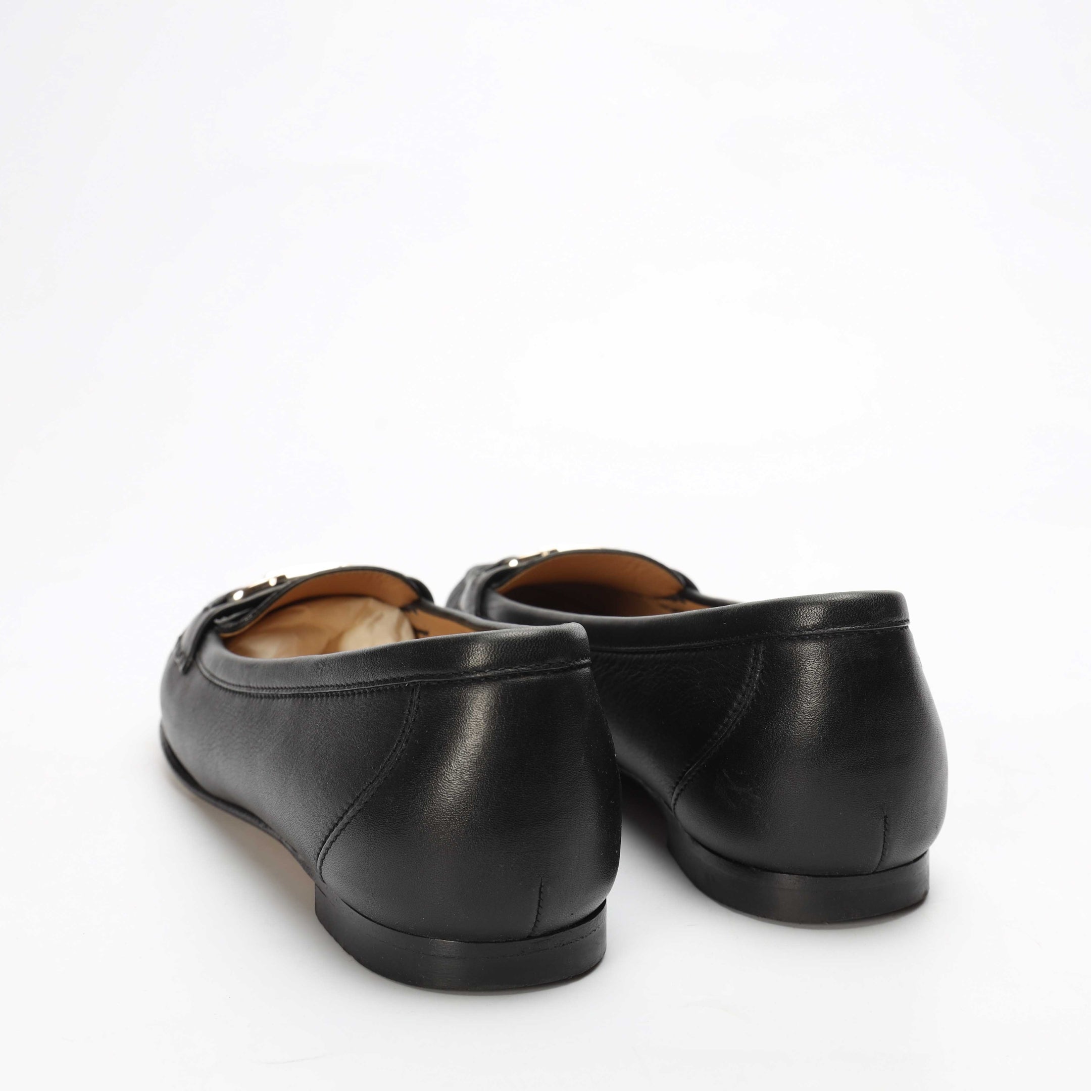 Salvatore Ferragamo Gancini Ornament Moccasins