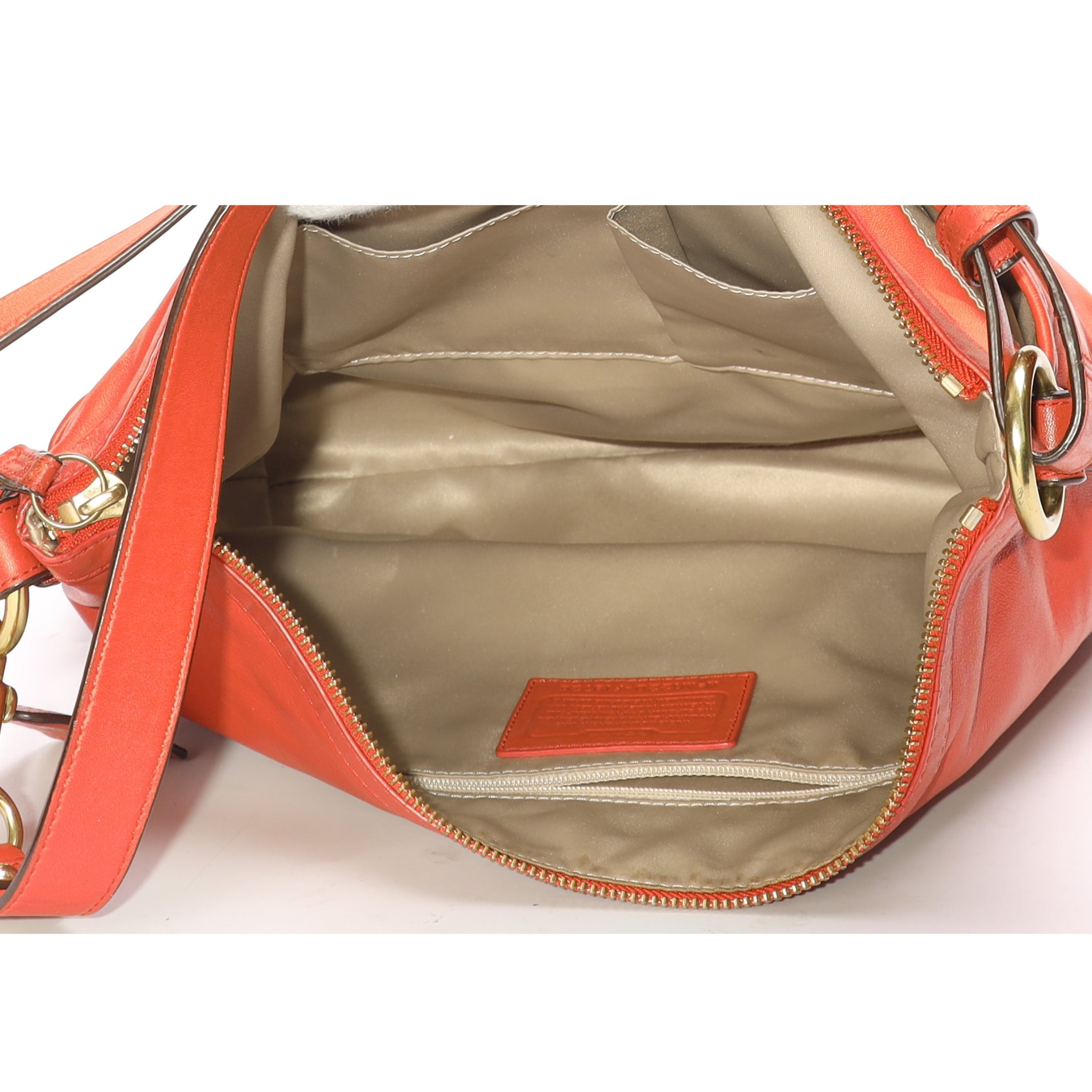 Coach Ashley Red Hobo Bag