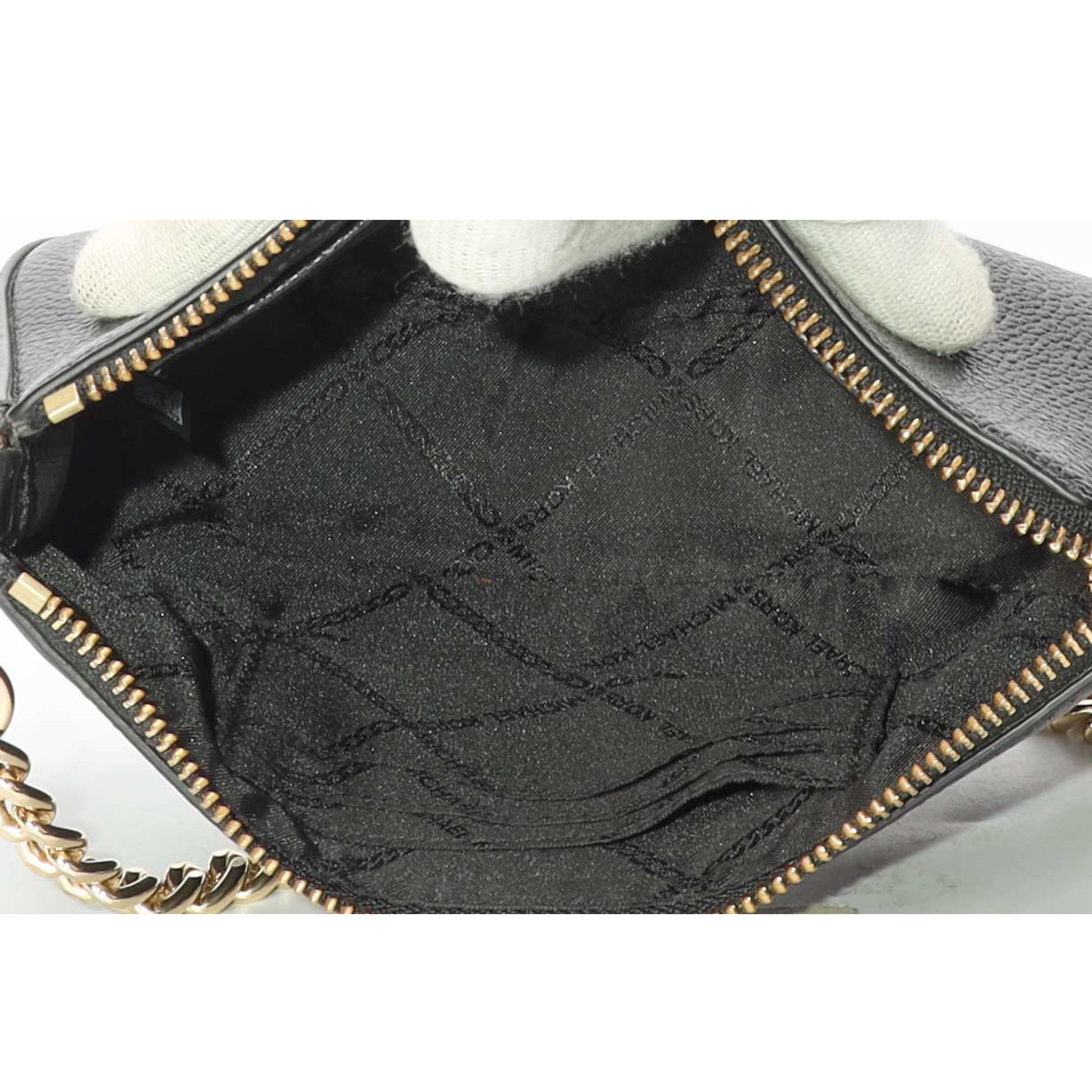 Michael Kors Black Jet Set Chain Wallet