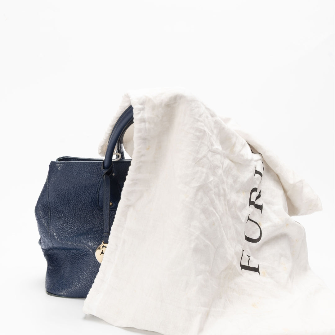 Furla Blue Linda Tote