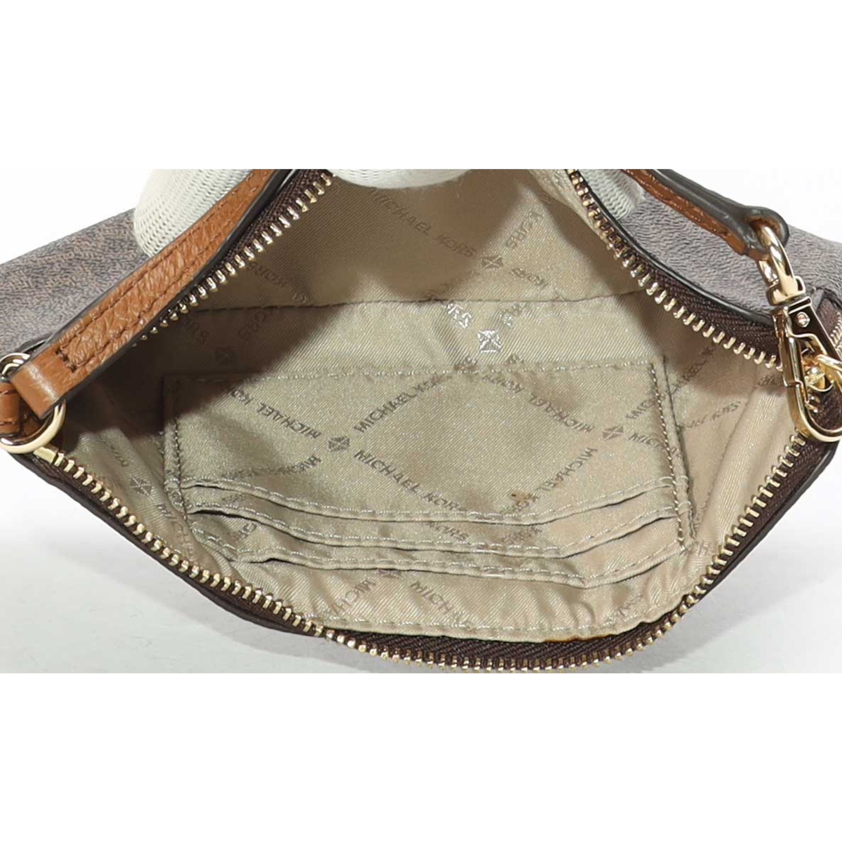 Michael Kors Jet Set Travel Signature Logo Wristlet