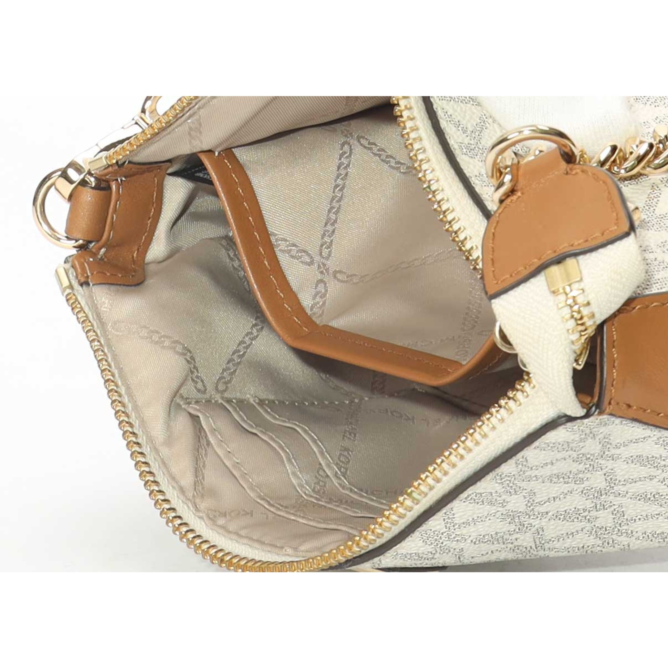 Michael Kors Jet Set Vanilla Logo Pochette