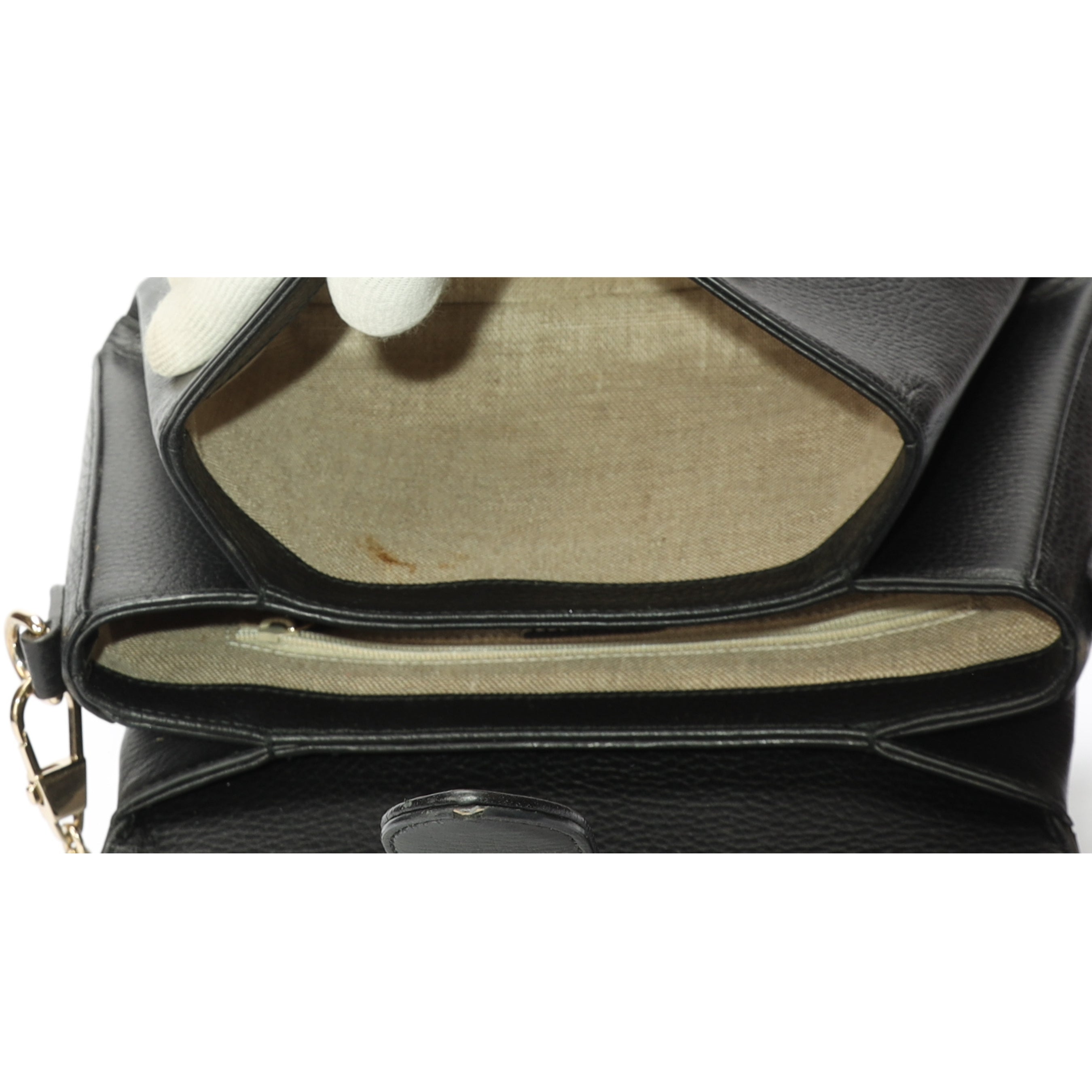 Gucci Interlocking GG Black Crossbody Bag