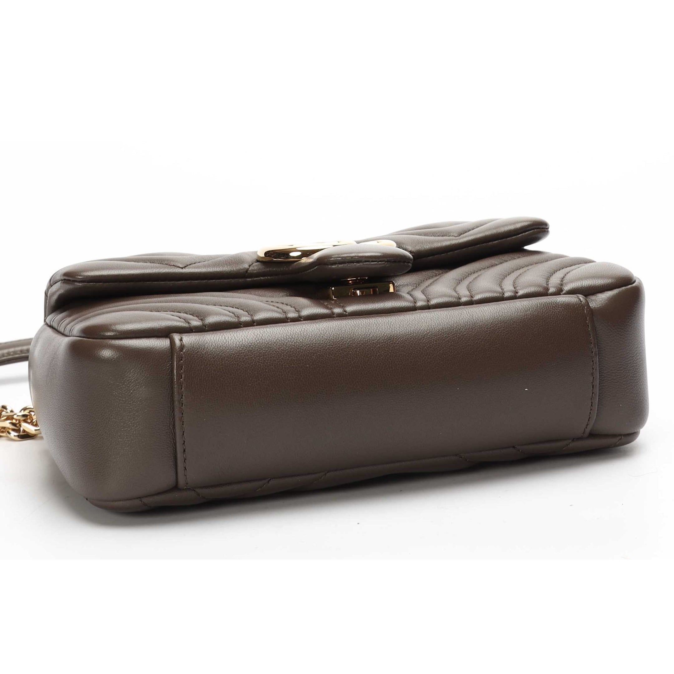 Gucci GG Marmont Taupe Small Shoulder Bag