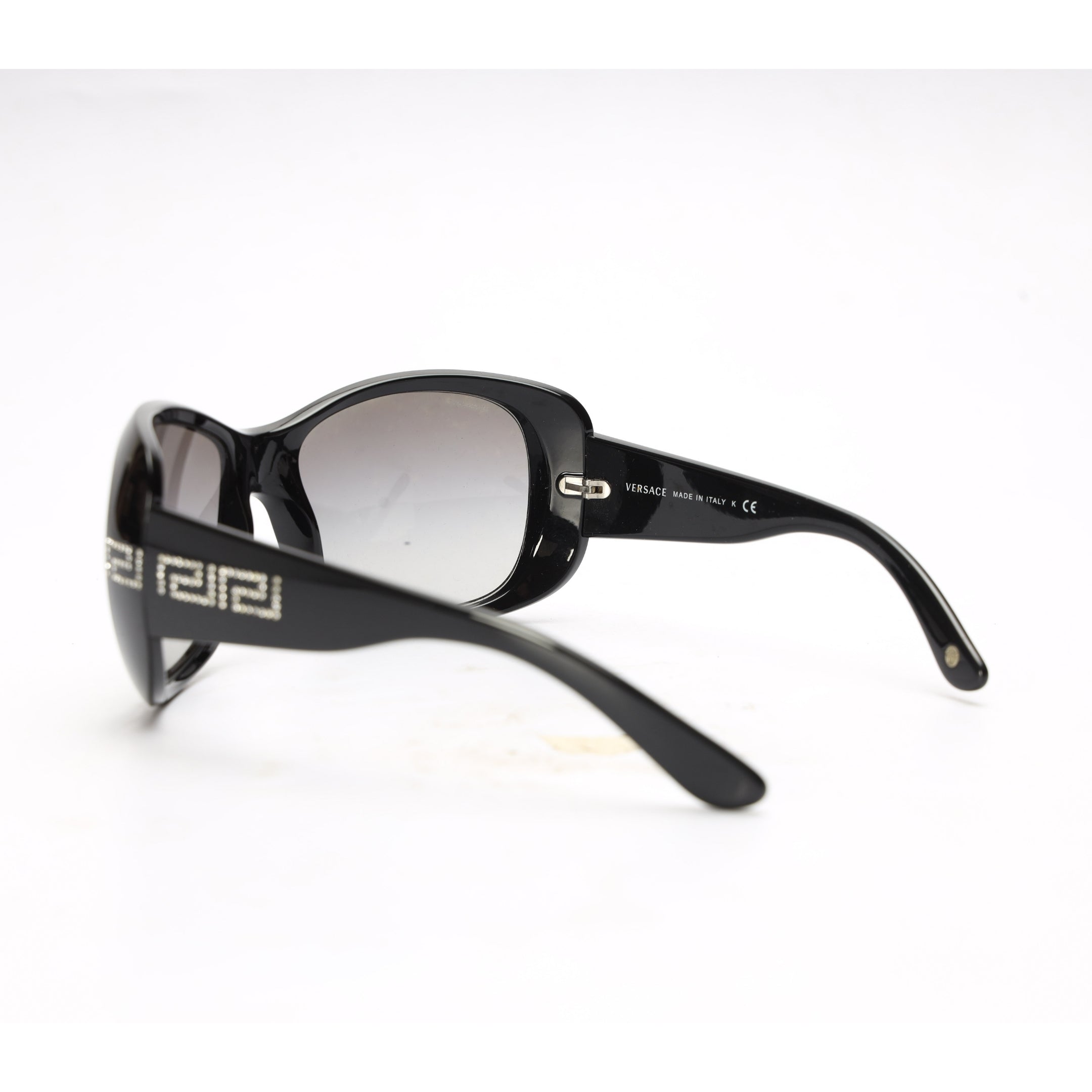 Versace Black Oversized Women Sunglasses
