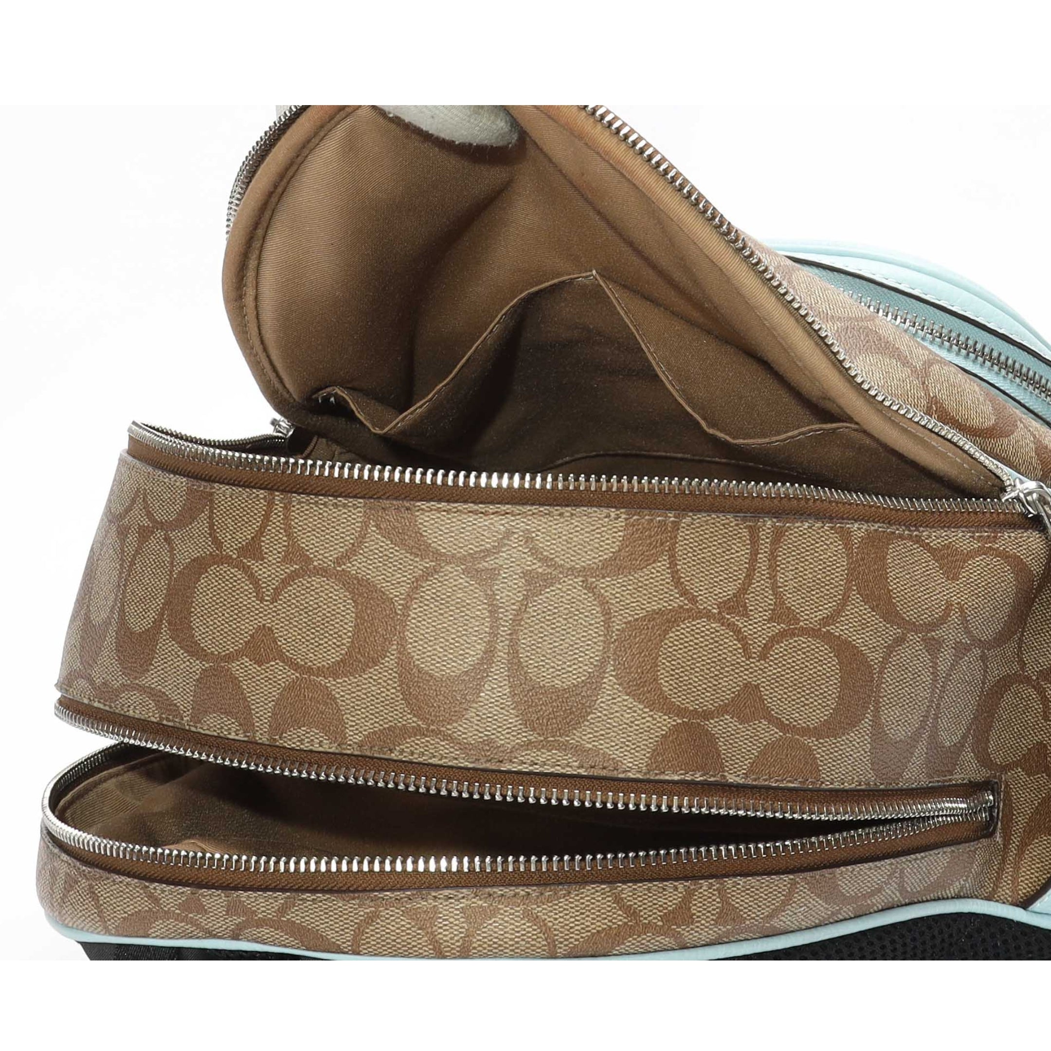 Coach Signature Canvas Court Backpack