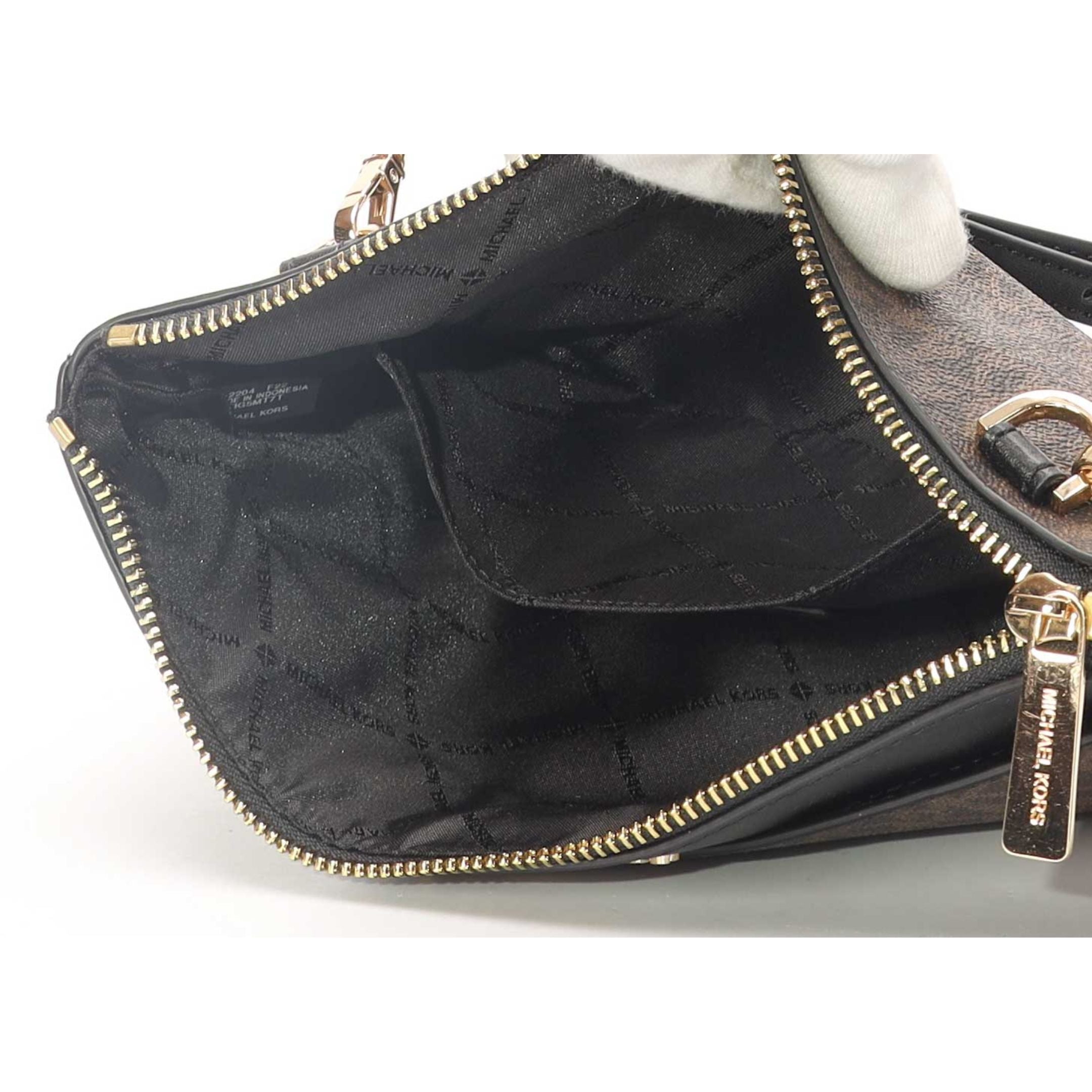 Michael Kors Brown Logo Crossbody Bag
