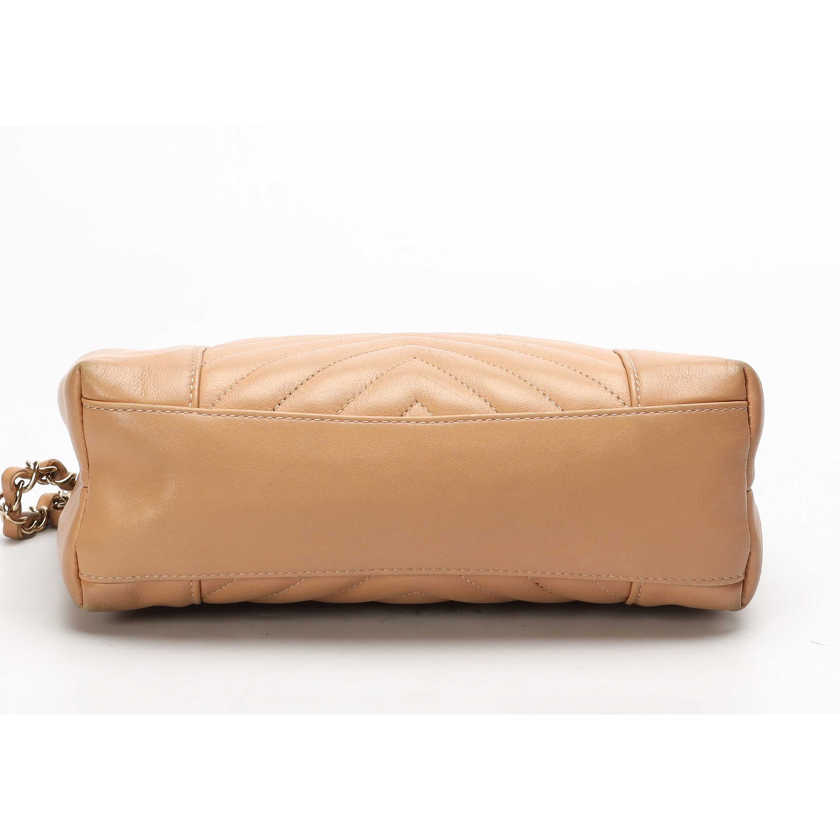 Chanel Beige Flap Crossbody Bag