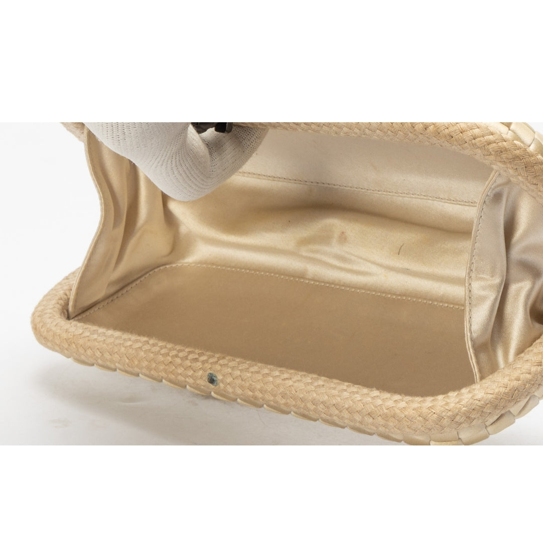 Bottega Veneta Satin Knot Minaudiere Clutch