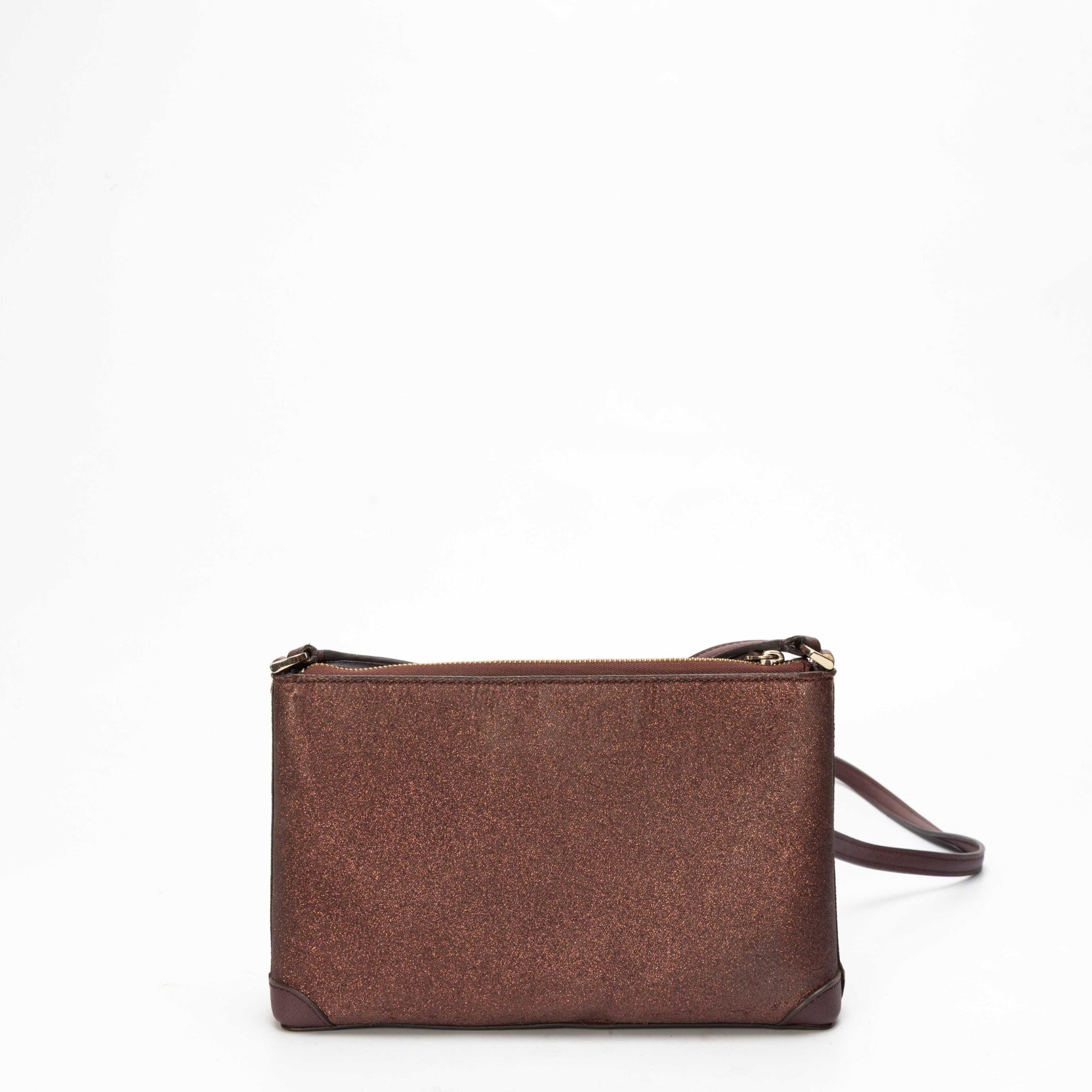 Kate Spade Maroon Shimmy Crossbody Bag