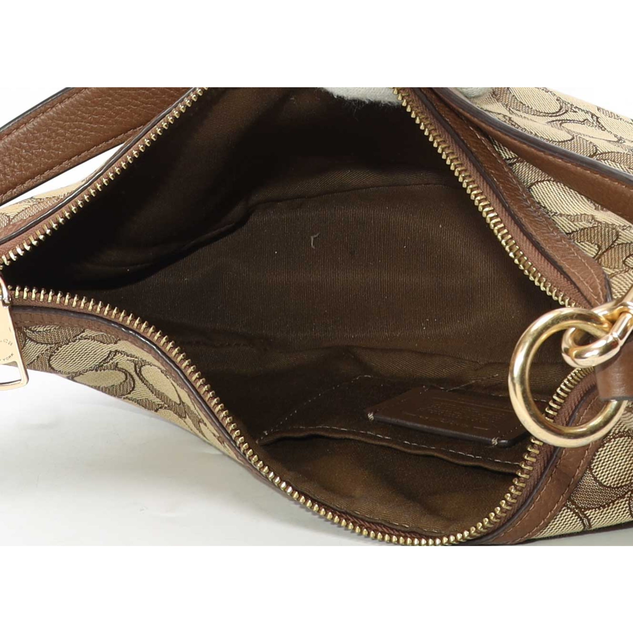 Coach Aria Signature Jacquard Shoulder Bag