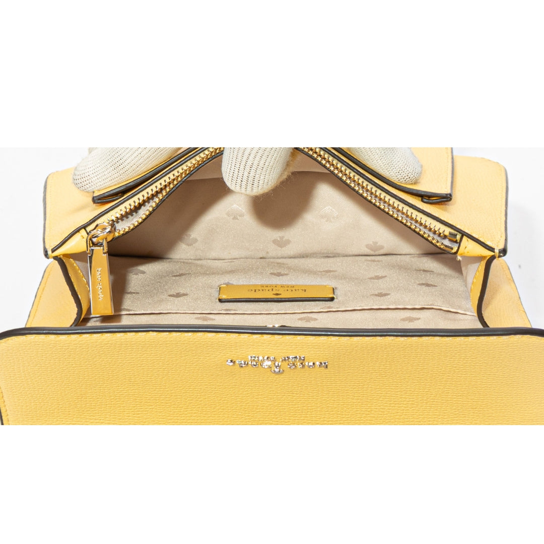 Kate Spade Remi Yellow Flap Shoulder Bag