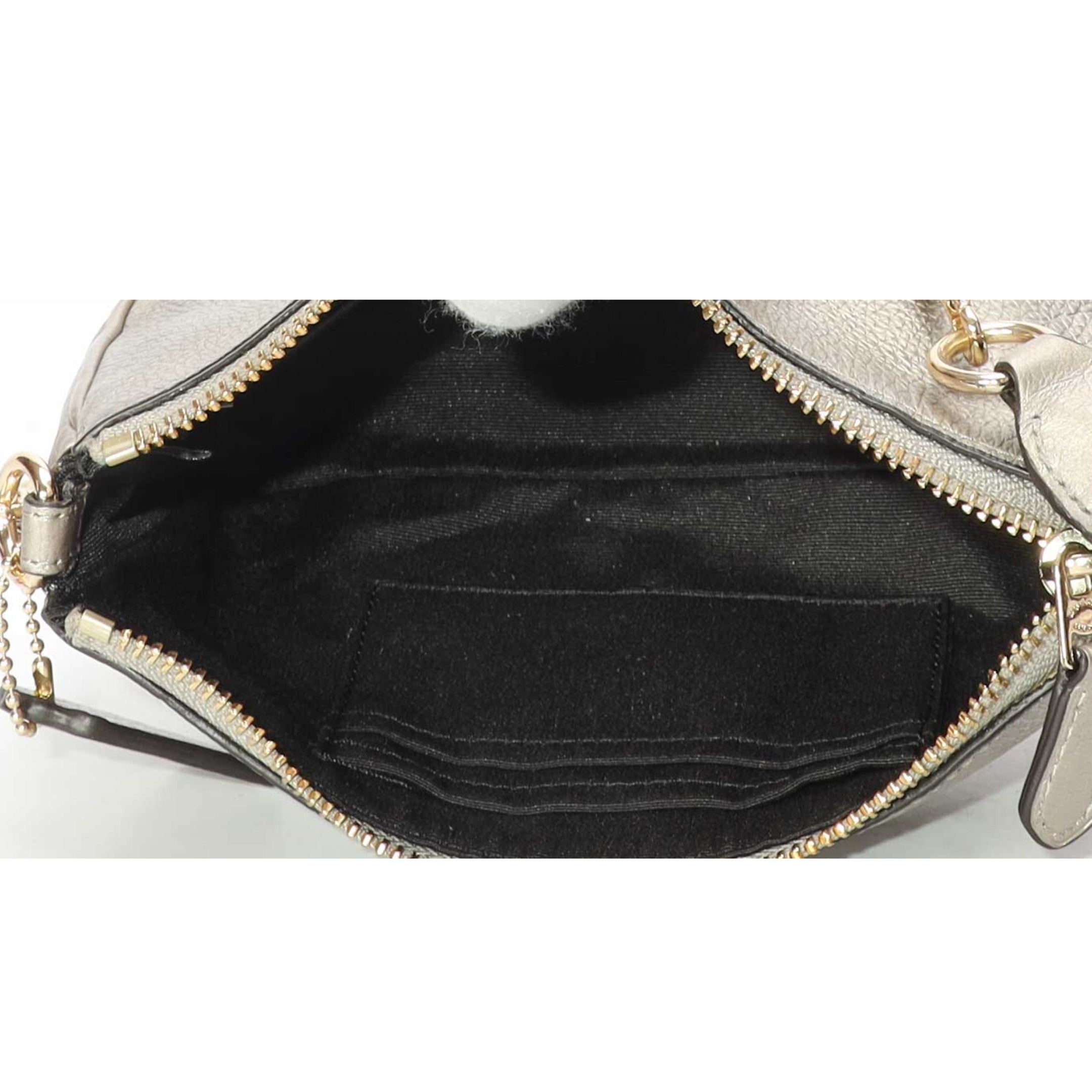 Coach Metallic Gold Pochette Bag