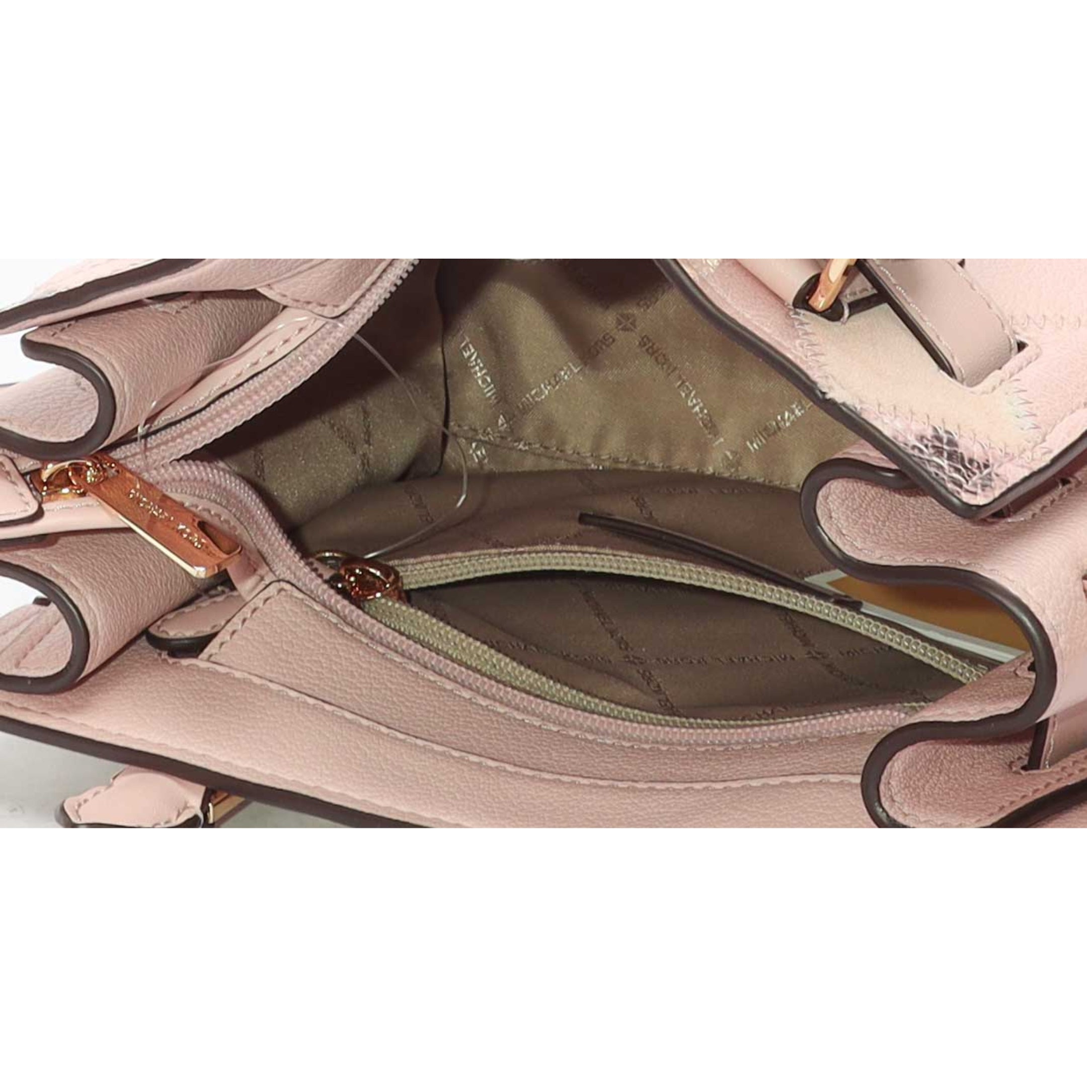 Michael Kors Hamilton Pink Patchwork Satchel