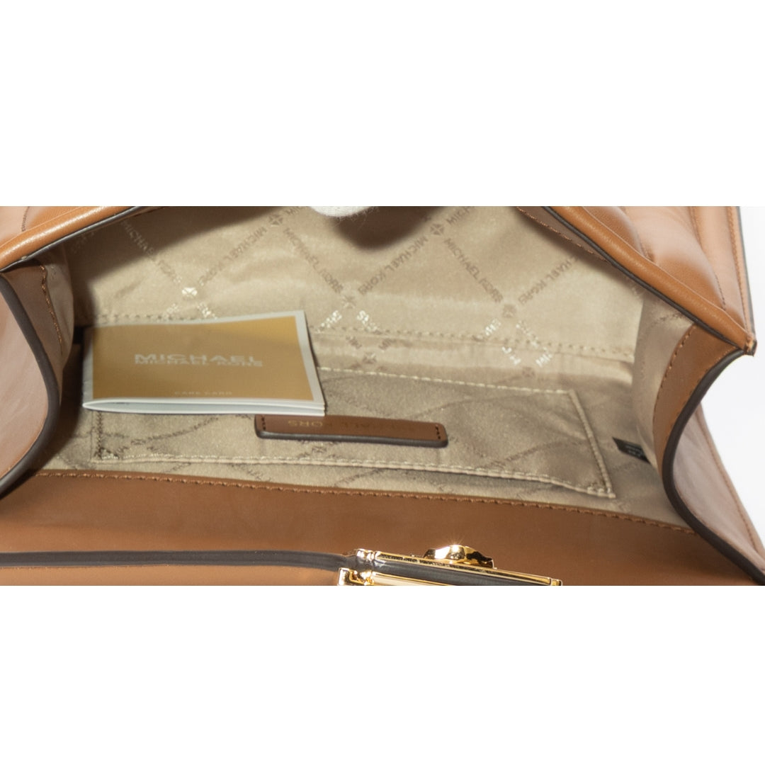 Michael Kors Brown Whitney Quilted Shoulder Bag