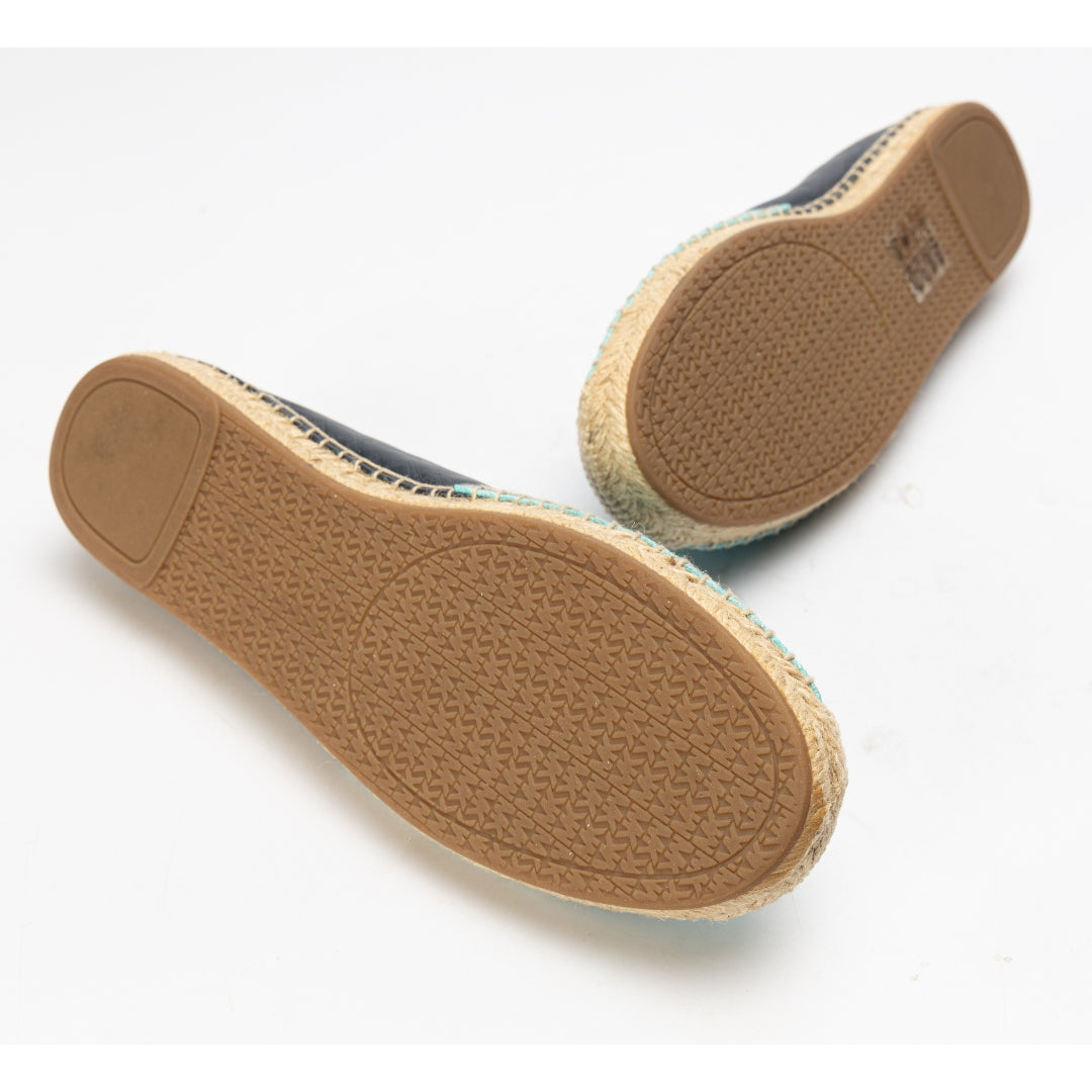 Michael Kors Blue Kendrick Logo Slip-On Espadrille