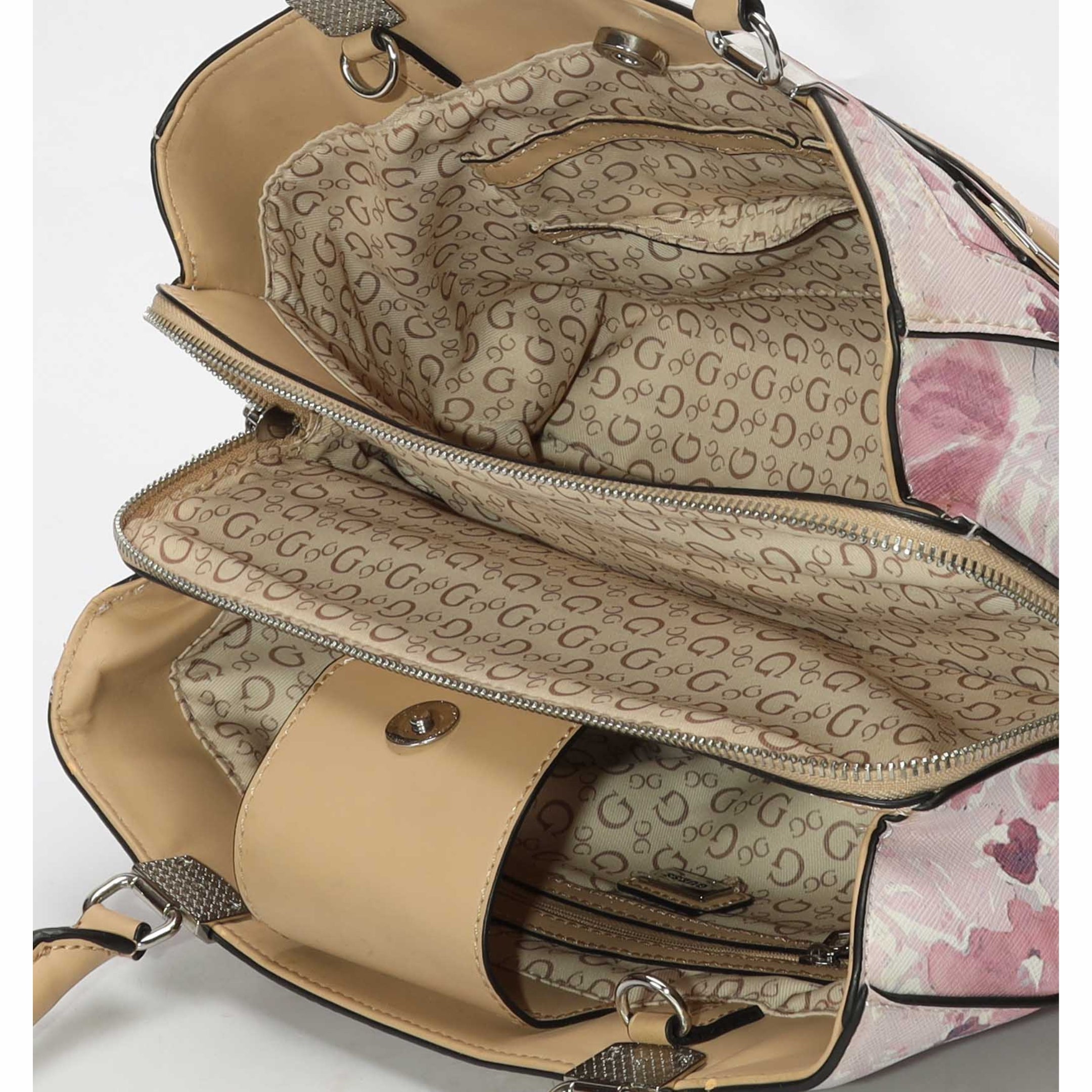 Guess Violet Floral Satchel