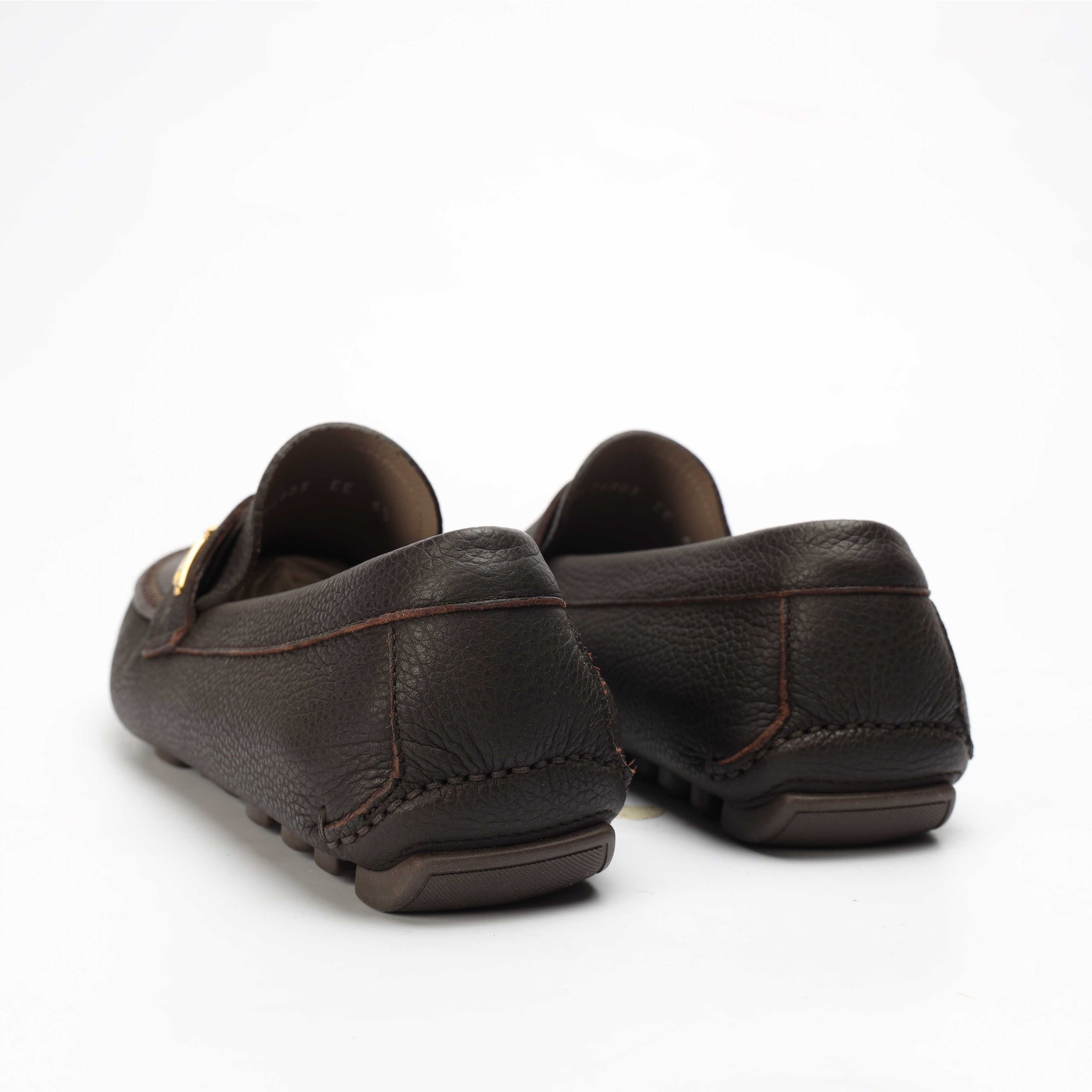 Salvatore Ferragamo Signature Round Toe Loafers