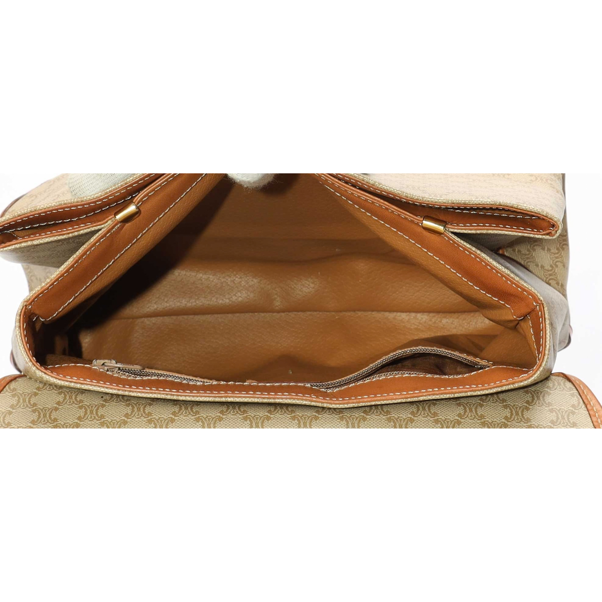 Celine Macadam Flap Top Handle Bag