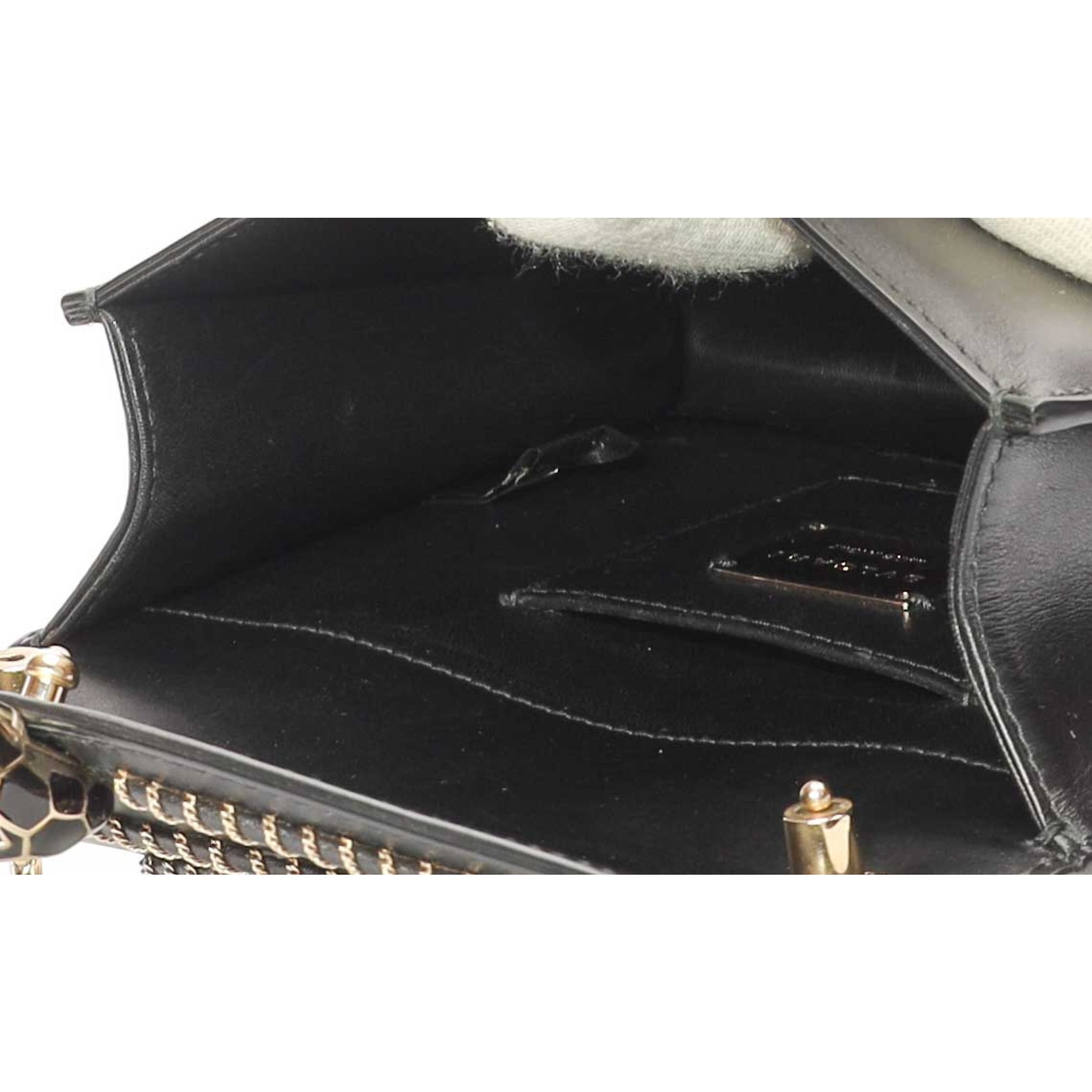 Bvlgari Black Serpenti Blast Flap Bag