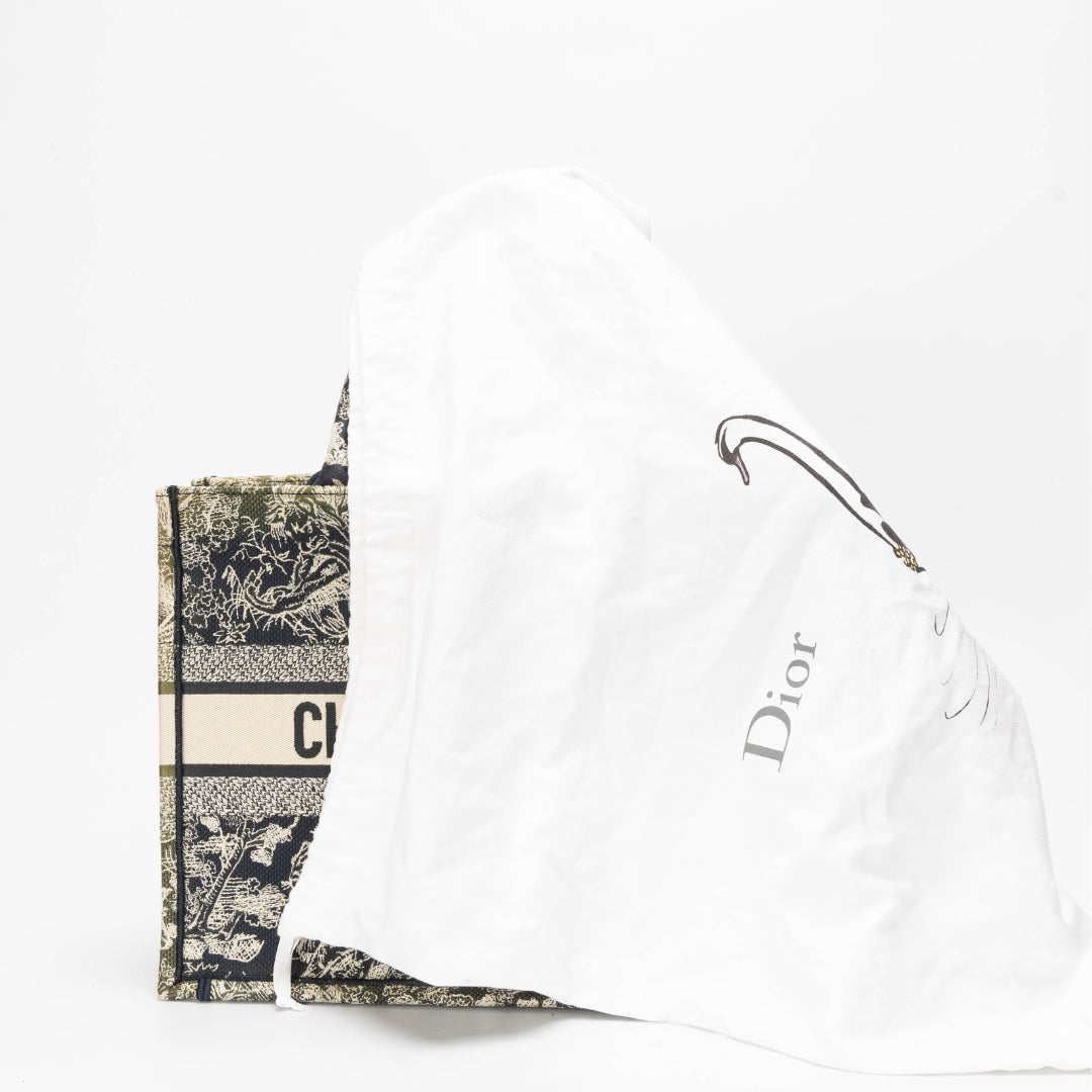 Dior Large Reverse Embroidery Book Tote