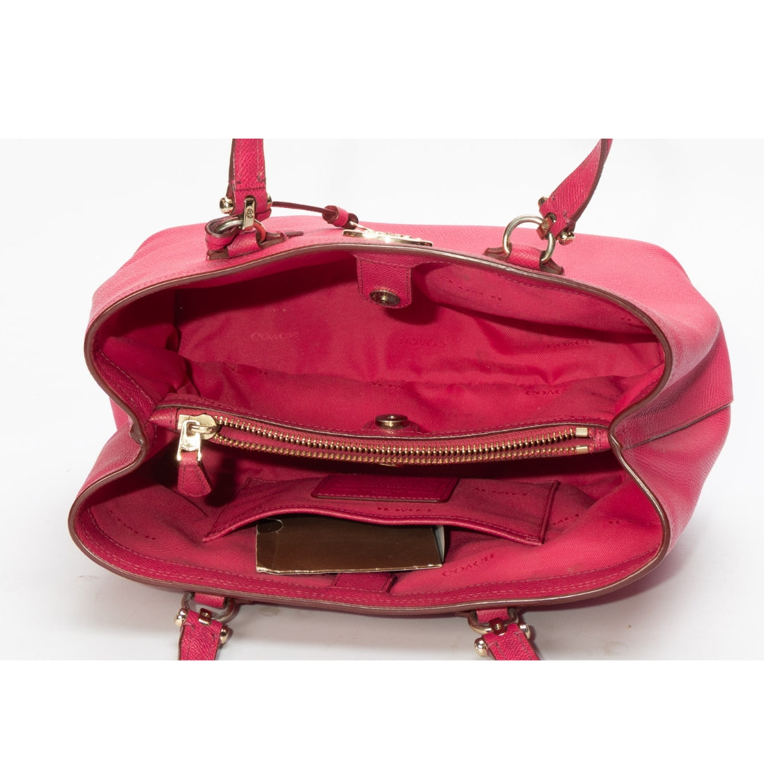Coach Kitt Pink Carryall Convertible Satchel