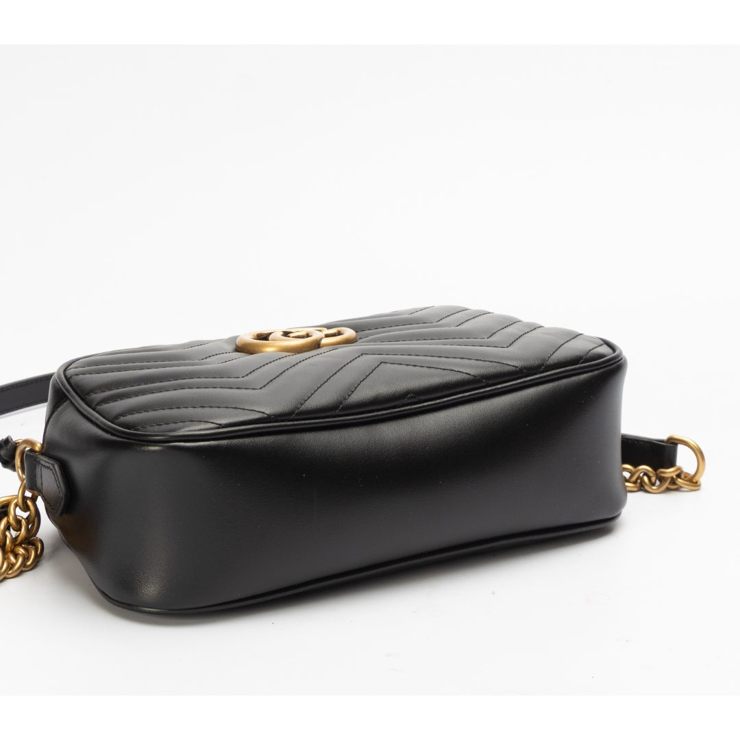 Gucci GG Marmont Black Crossbody Bag