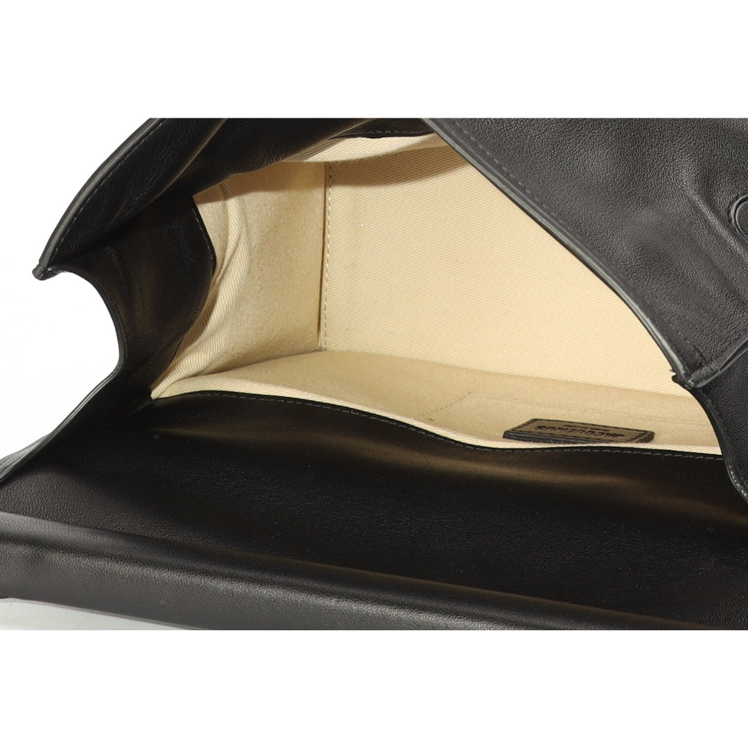 Jacquemus Black The Rond Carre Clutch