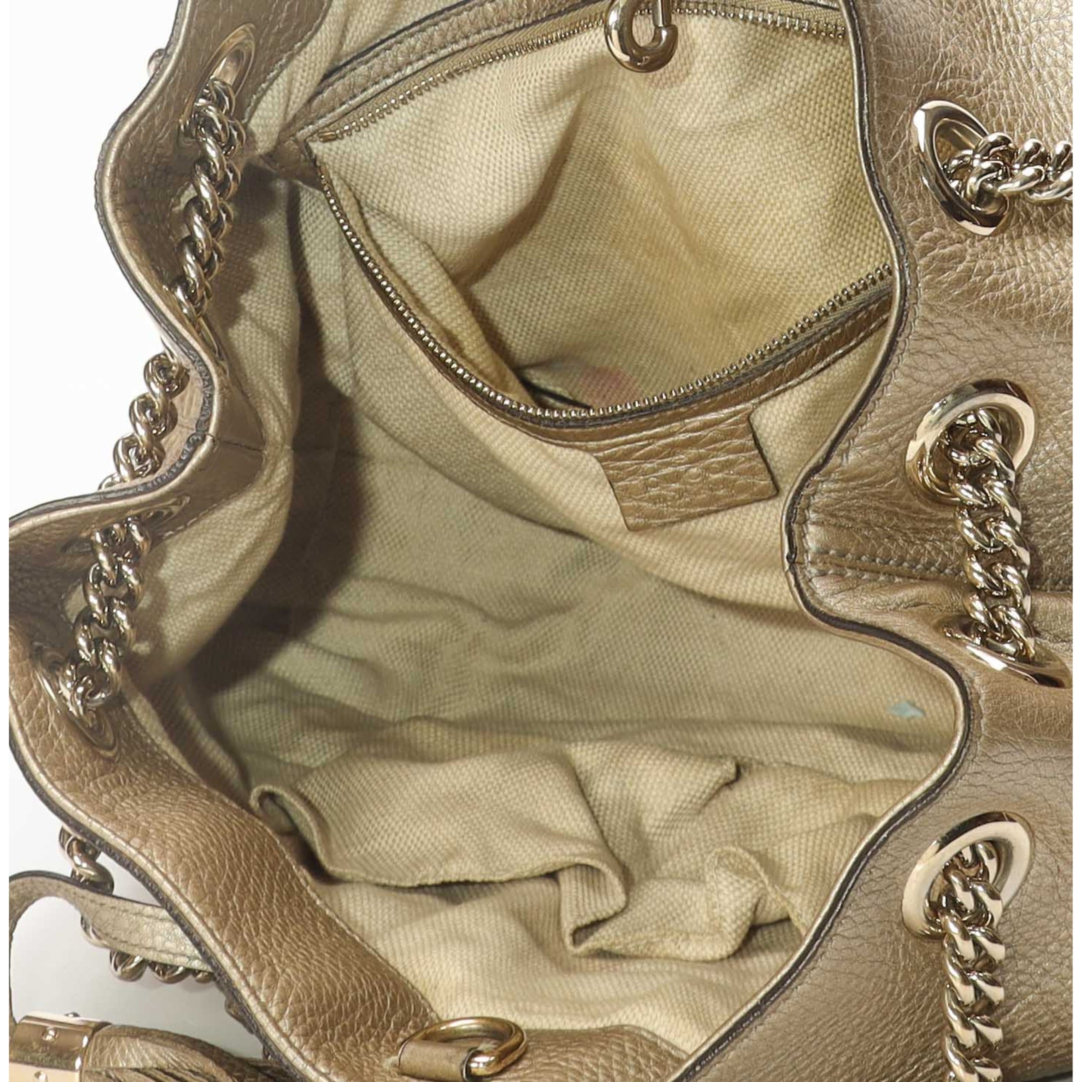 Gucci Metallic Soho Chain Tote