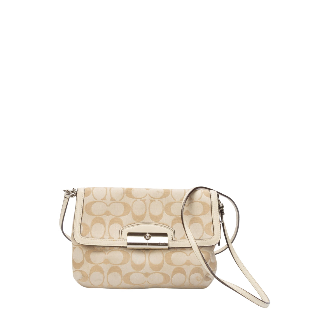 Coach Kristie White Sling Bag