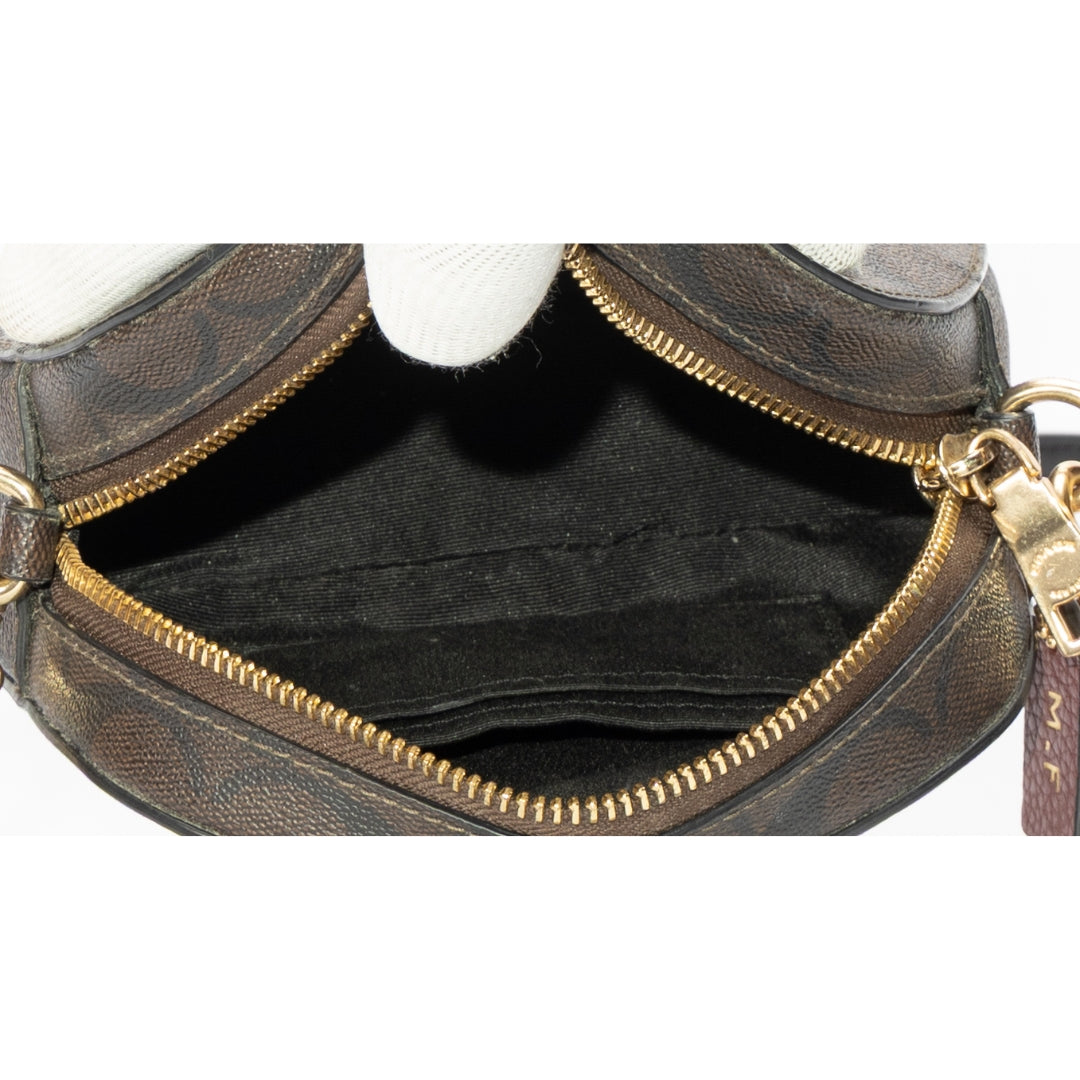 Coach Brown Mini Serena Crossbody Bag