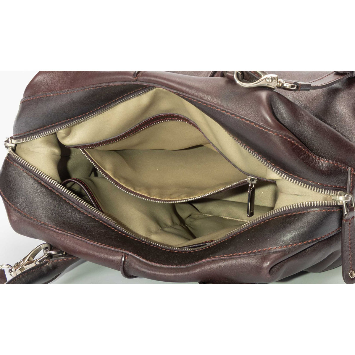 Tod's Brown D Cube Convertible Satchel