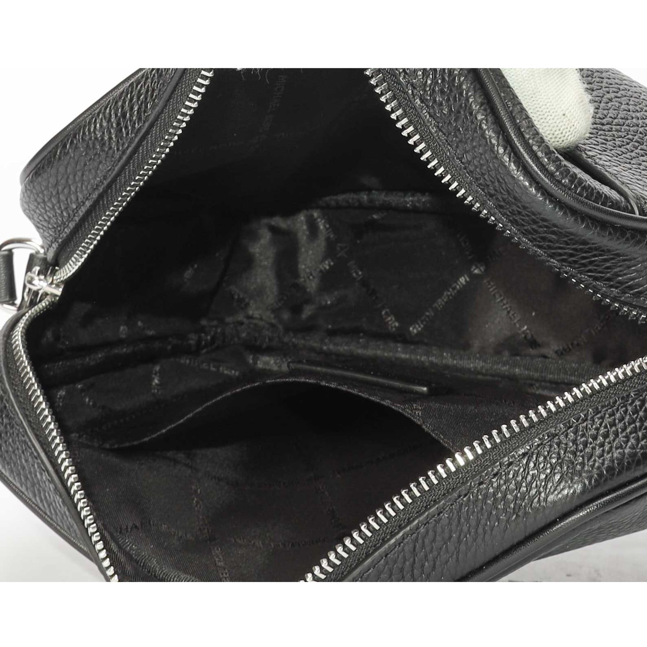Michael Kors Jet Set Black Camera Crossbody Bag