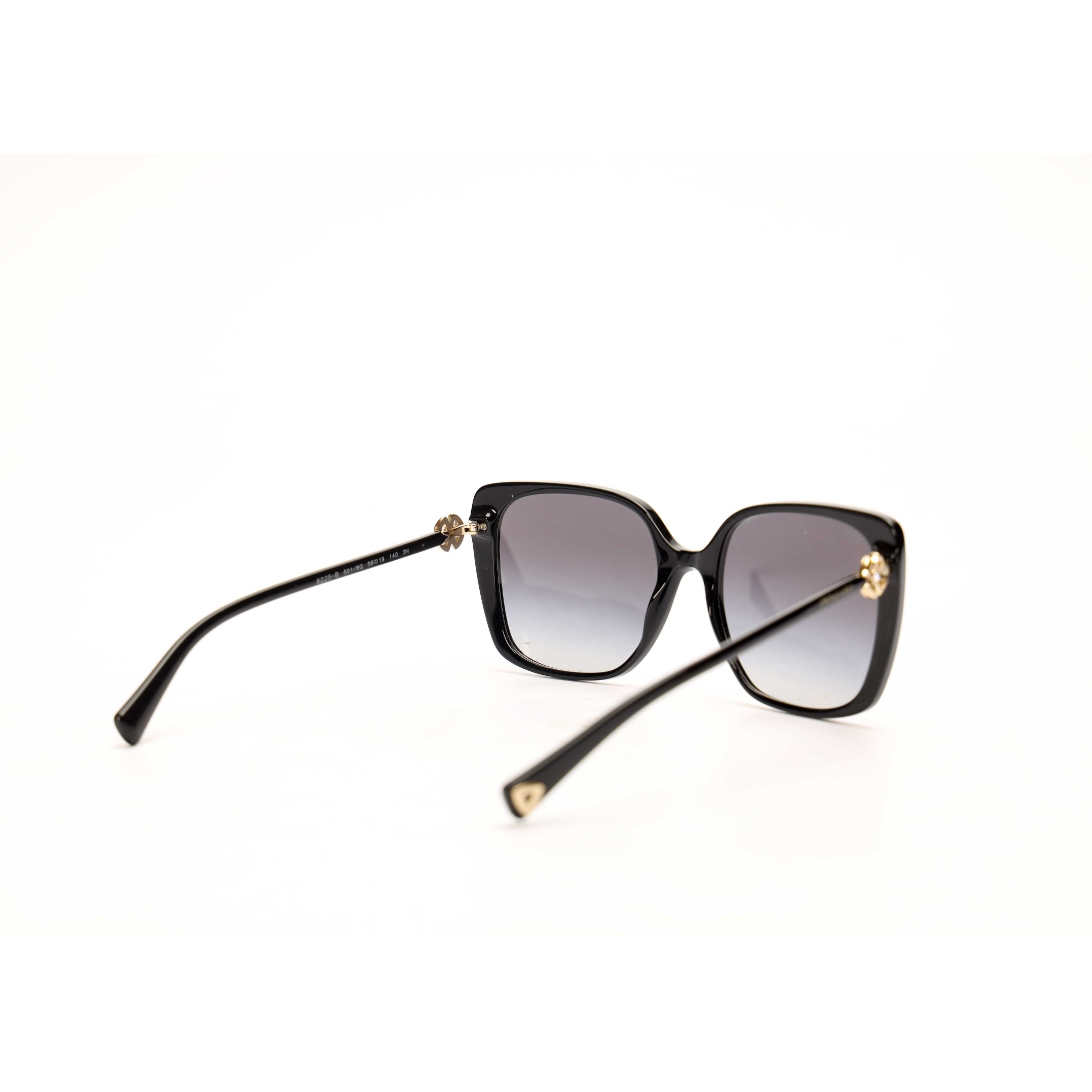 Bvlgari Acetate Square Black Sunglasses