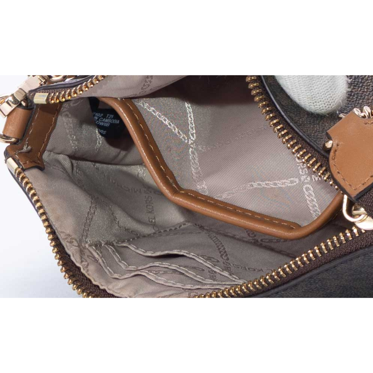 Michael Kors Logo Jet Set Signature Pochette