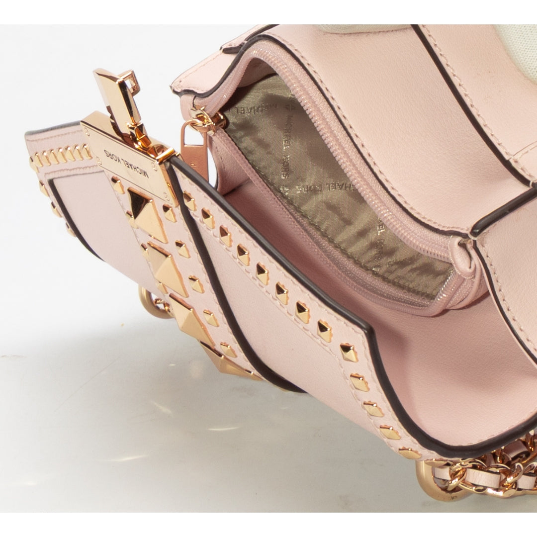 Michael Kors Whitney Studded Pink Shoulder Bag