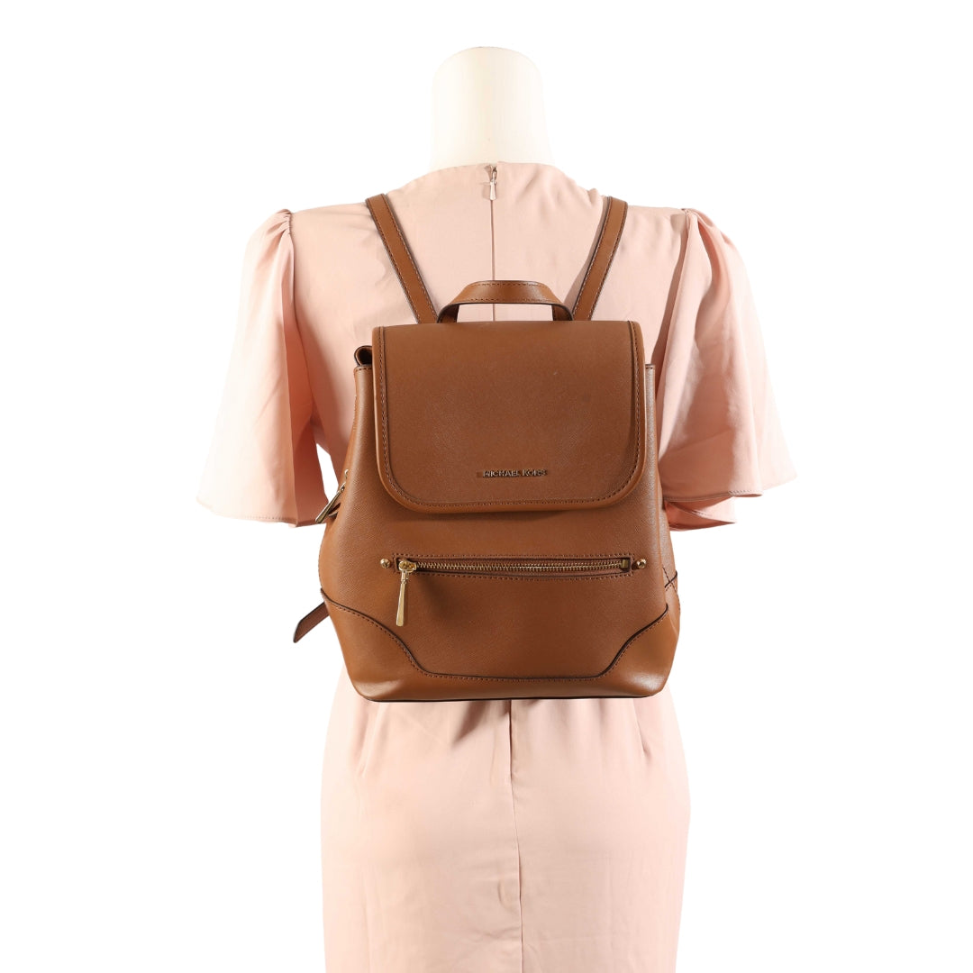 Michael Kors Brown Harrison Backpack