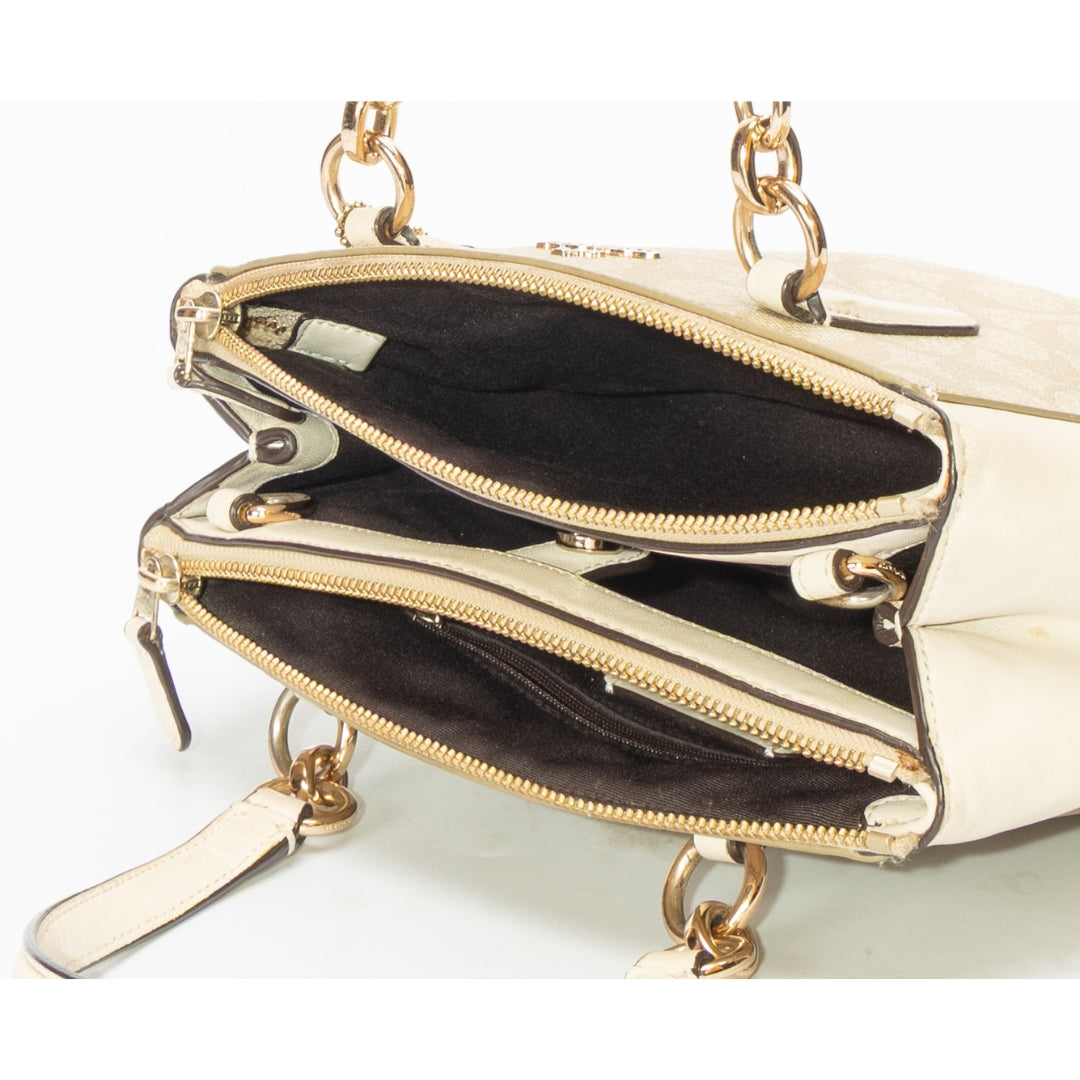 Coach Beige Christie Carryall Convertible Satchel
