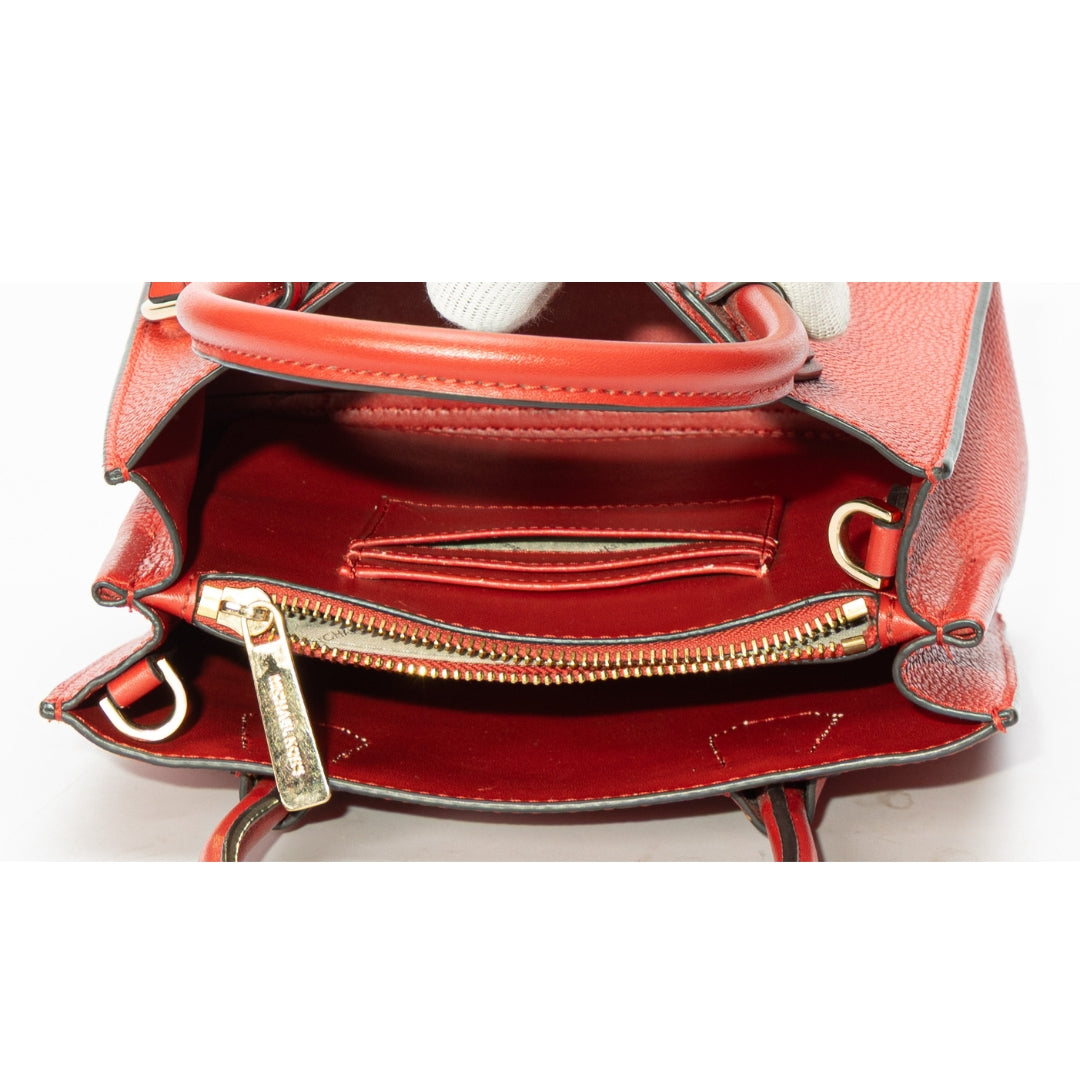Michael Kors Mercer Red Convertible Satchel