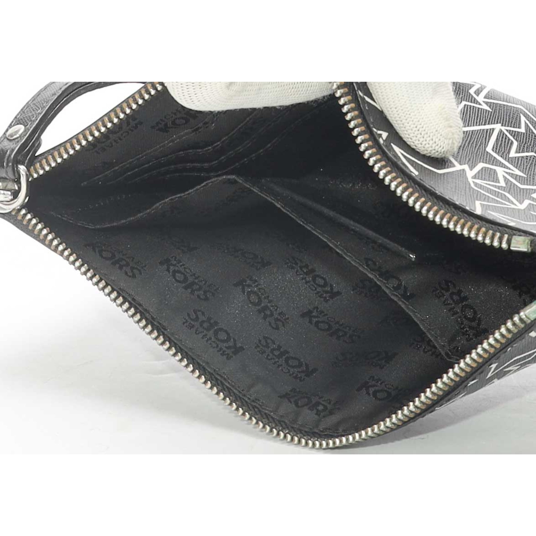 Michael Kors Black Star Wristlet